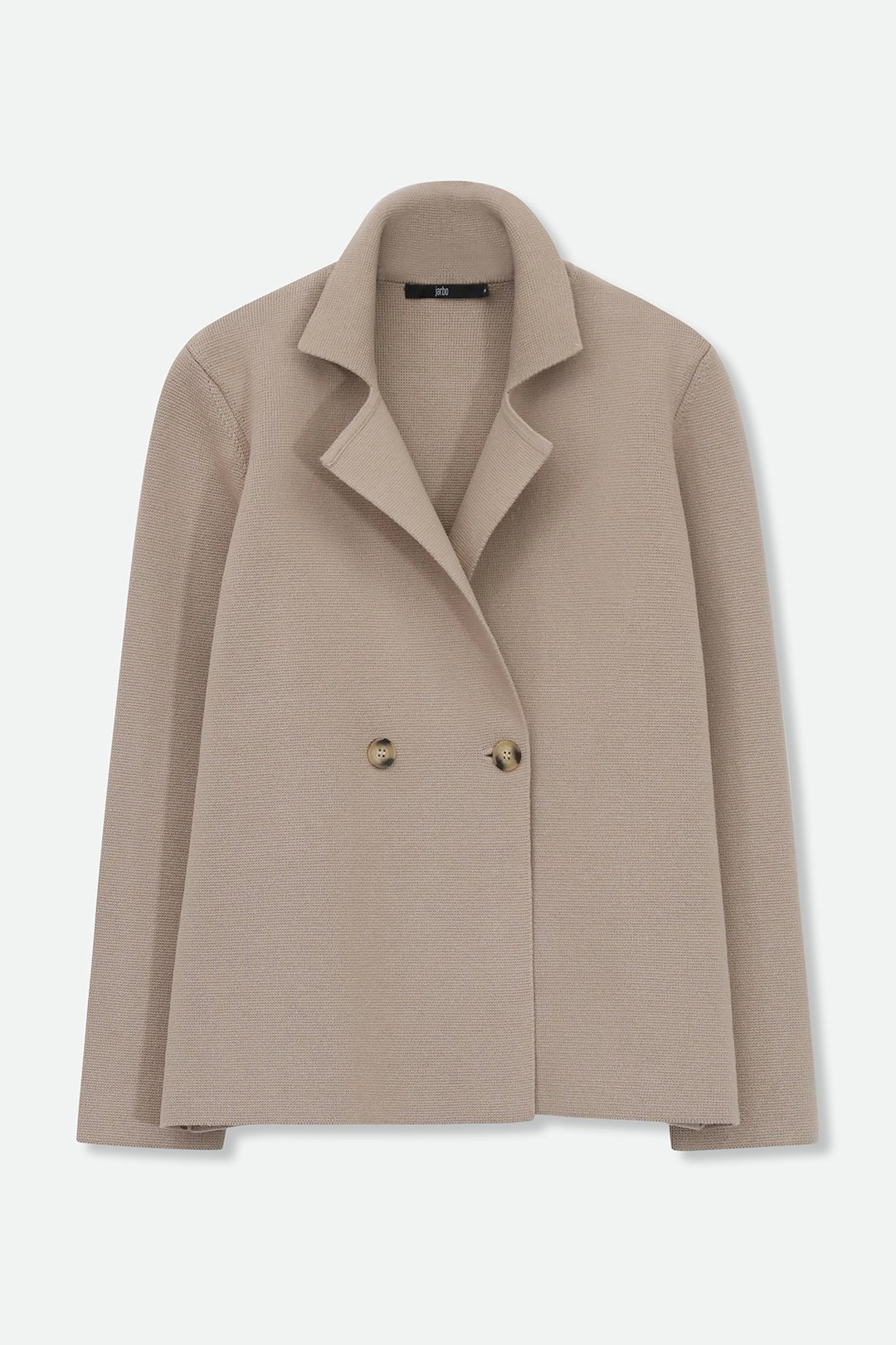 BRISIO DOUBLE BREASTED BLAZER IN ITALIAN COTTON
