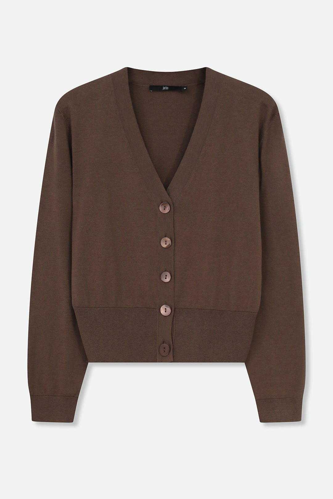 CALLI BUTTON CARDI FINE GAUGE ITALIAN SILK COTTON - Jarbo