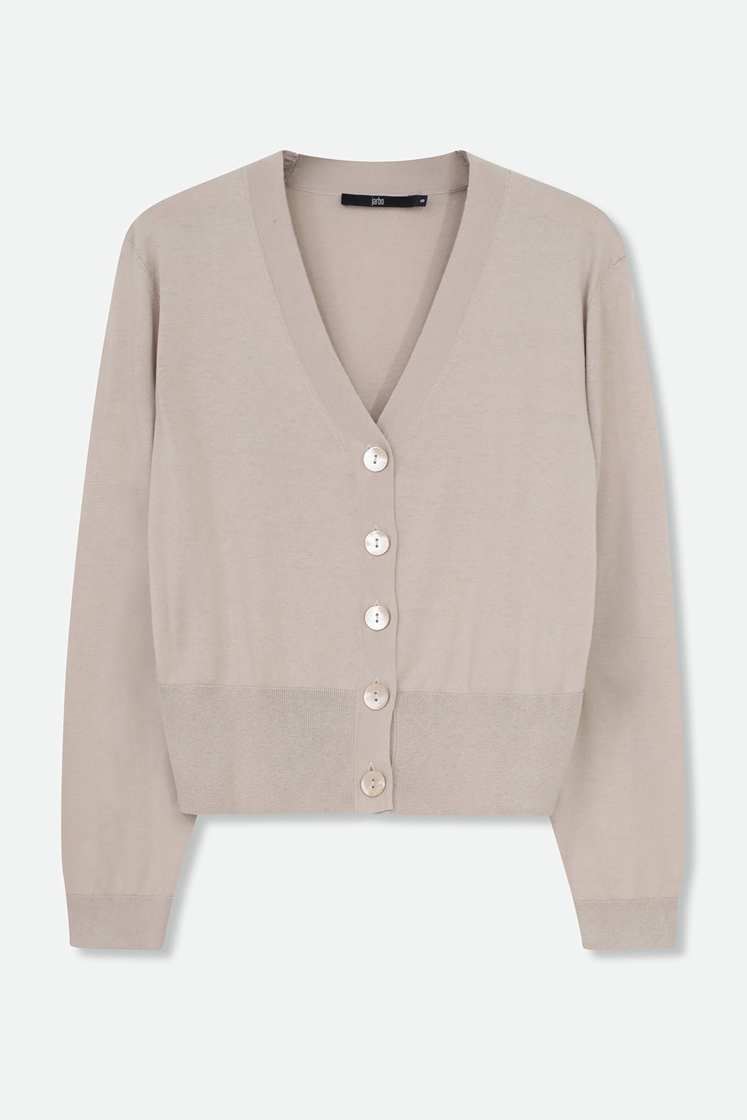CALLI BUTTON CARDI FINE GAUGE ITALIAN SILK COTTON - Jarbo