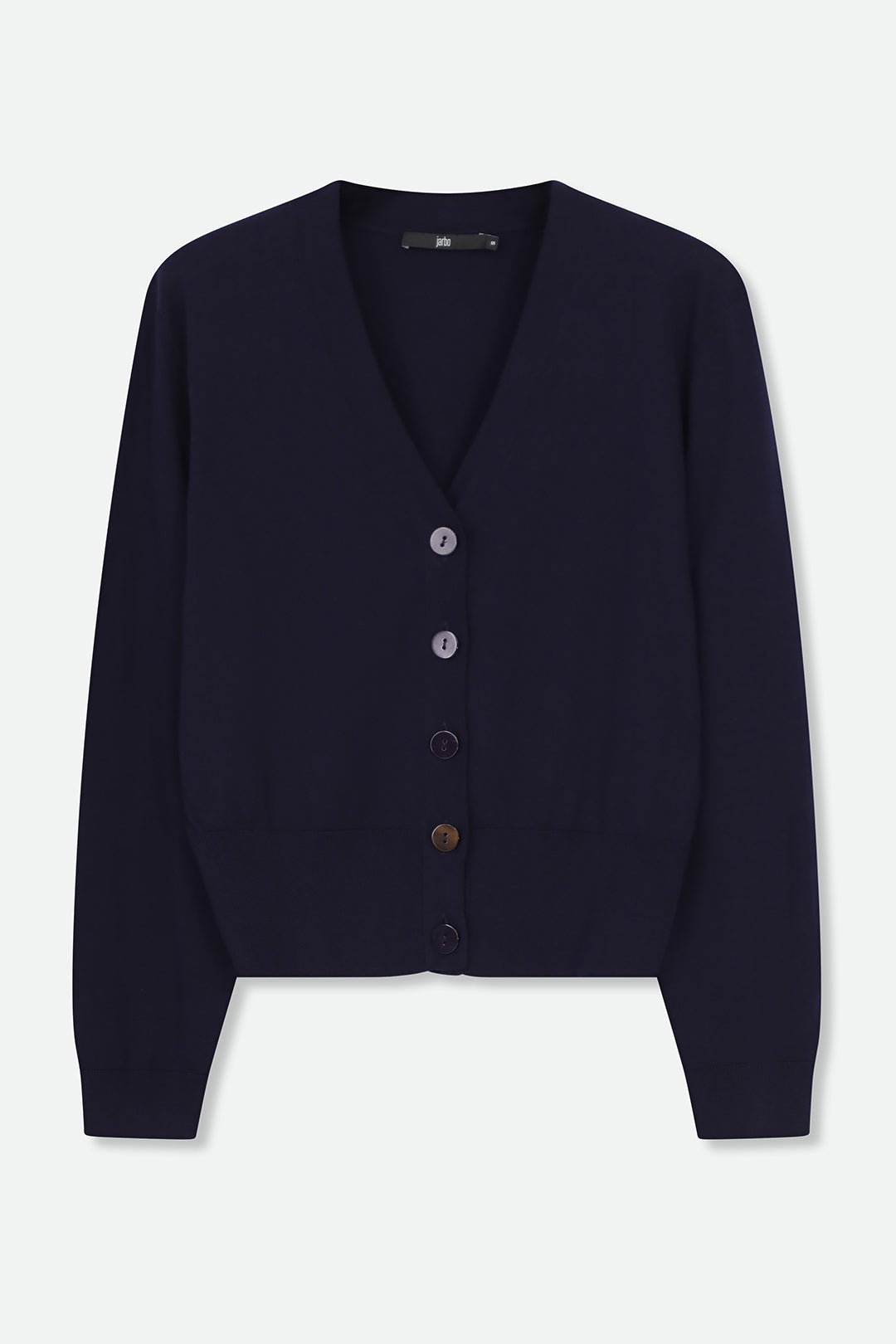 CALLI BUTTON CARDI FINE GAUGE ITALIAN SILK COTTON - Jarbo