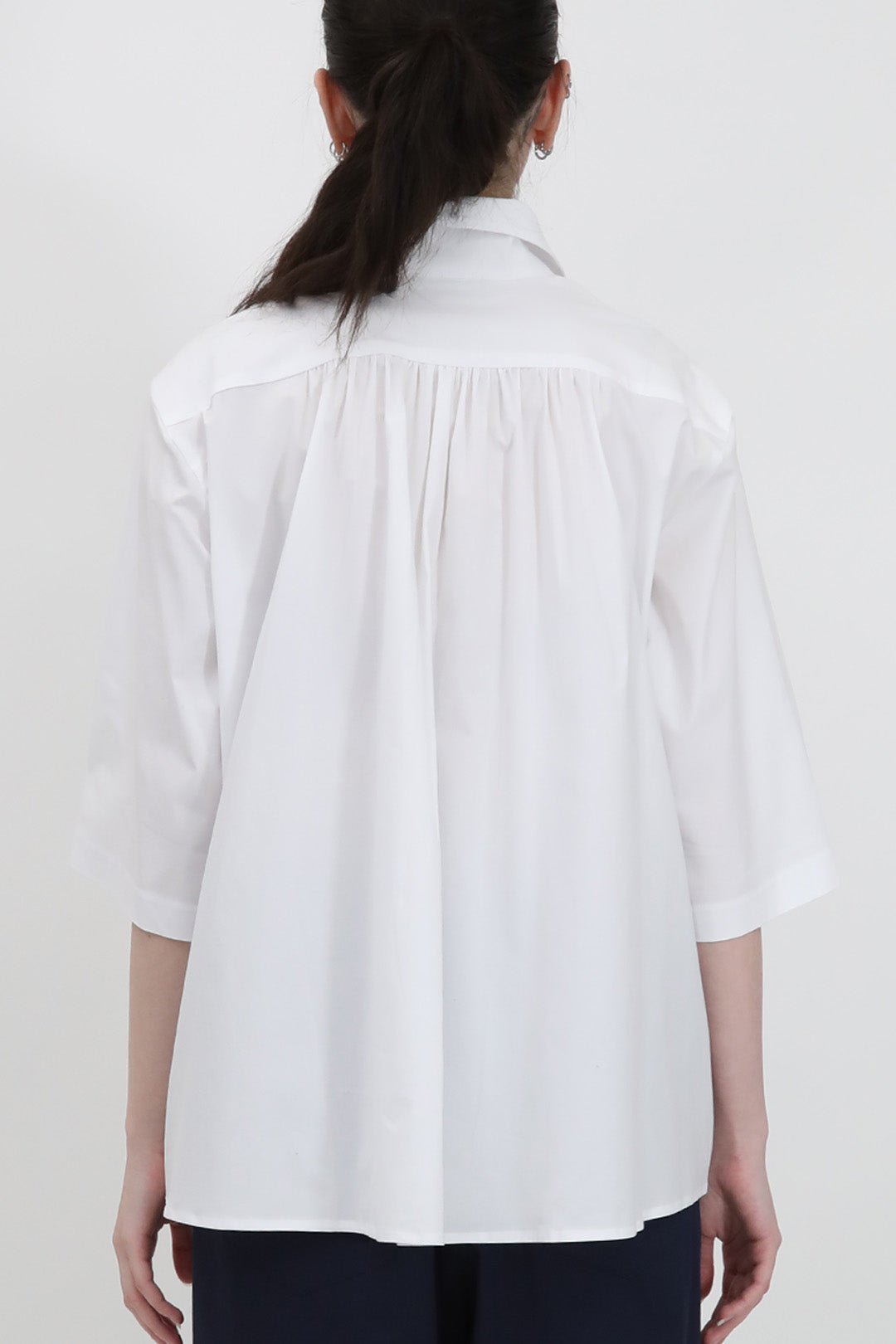 CAMP SHIRT IN ITALIAN COTTON POPLIN STRETCH - Jarbo