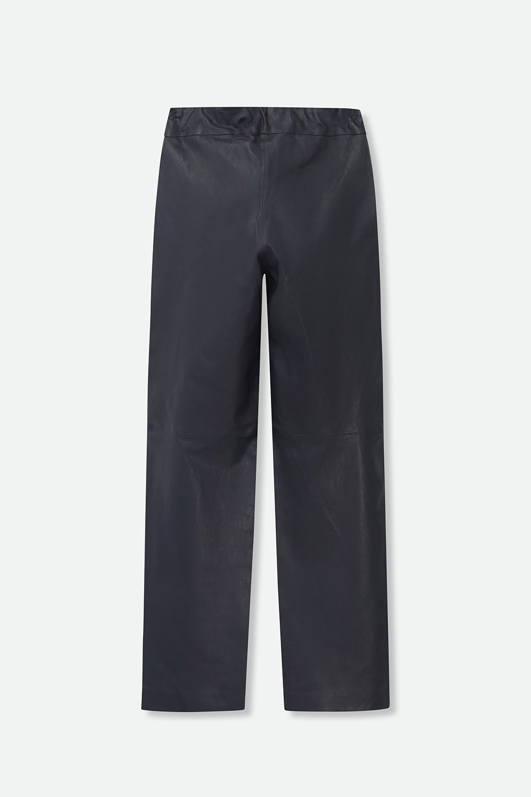 CATERINA ANKLE STRAIGHT LEG PANT IN STRETCH LEATHER - Jarbo