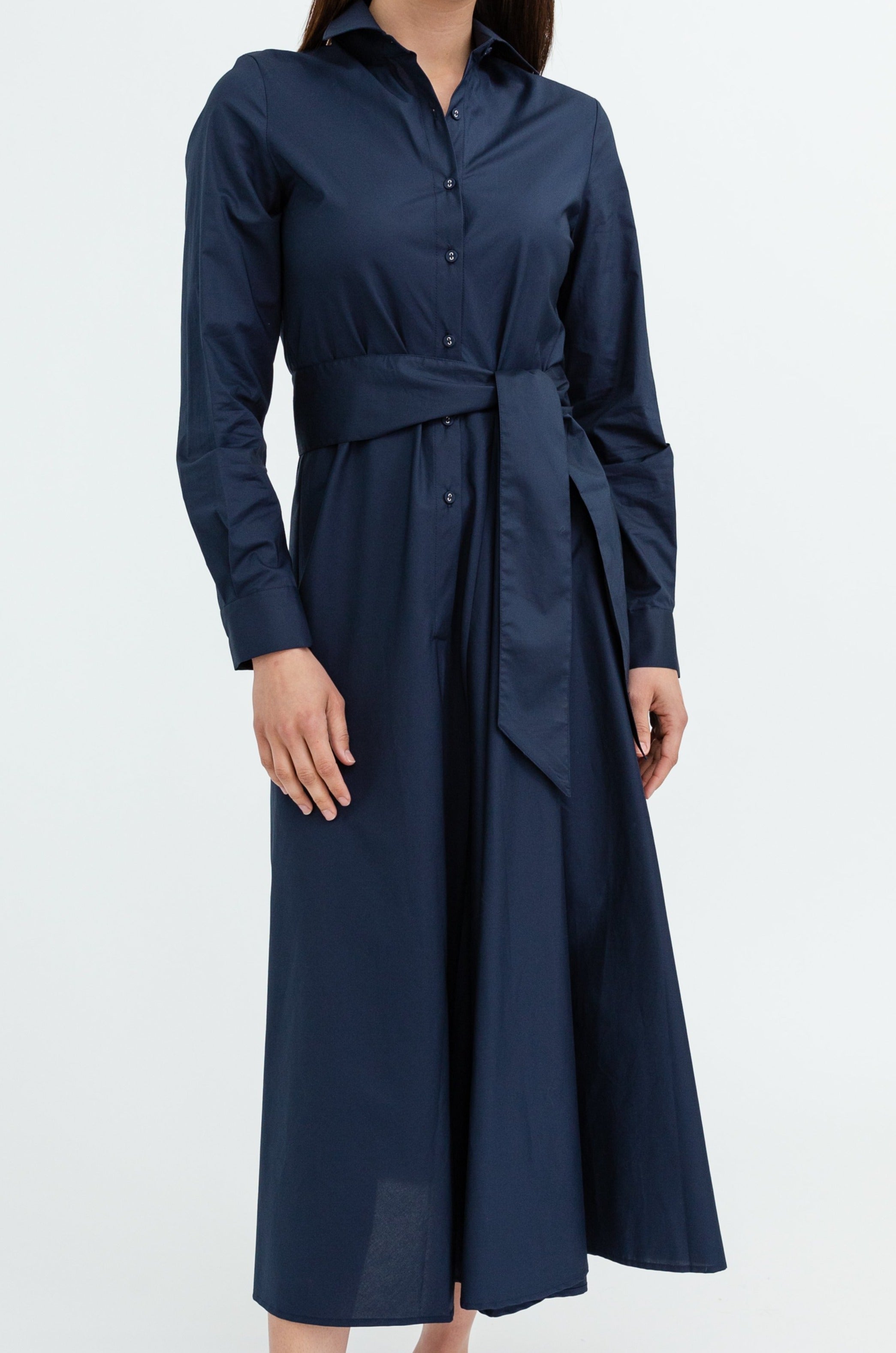 CECE DRESS IN ITALIAN STRETCH COTTON - Jarbo