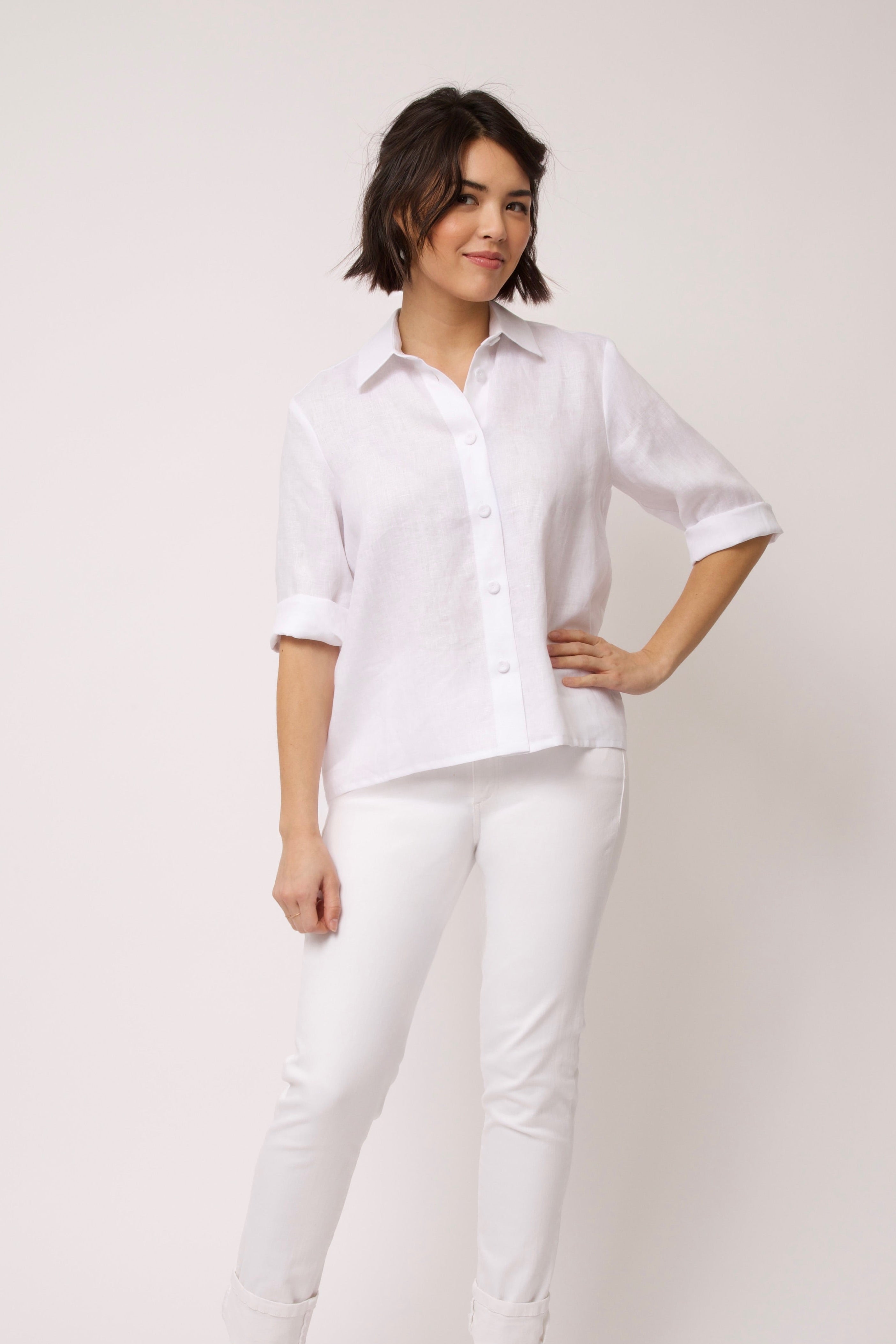 CESARE SHIRT IN ITALIAN LINEN - Jarbo