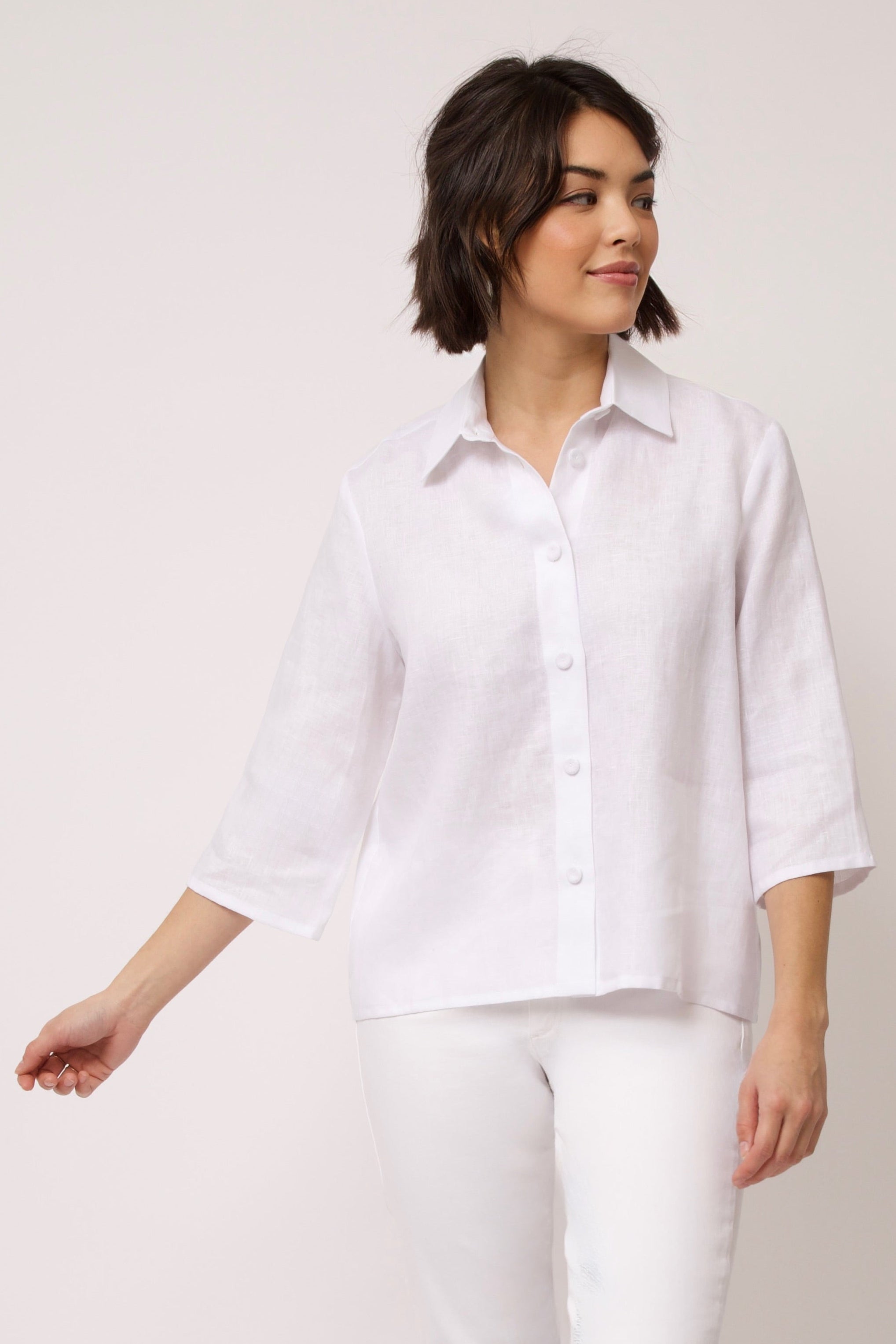 CESARE SHIRT IN ITALIAN LINEN - Jarbo