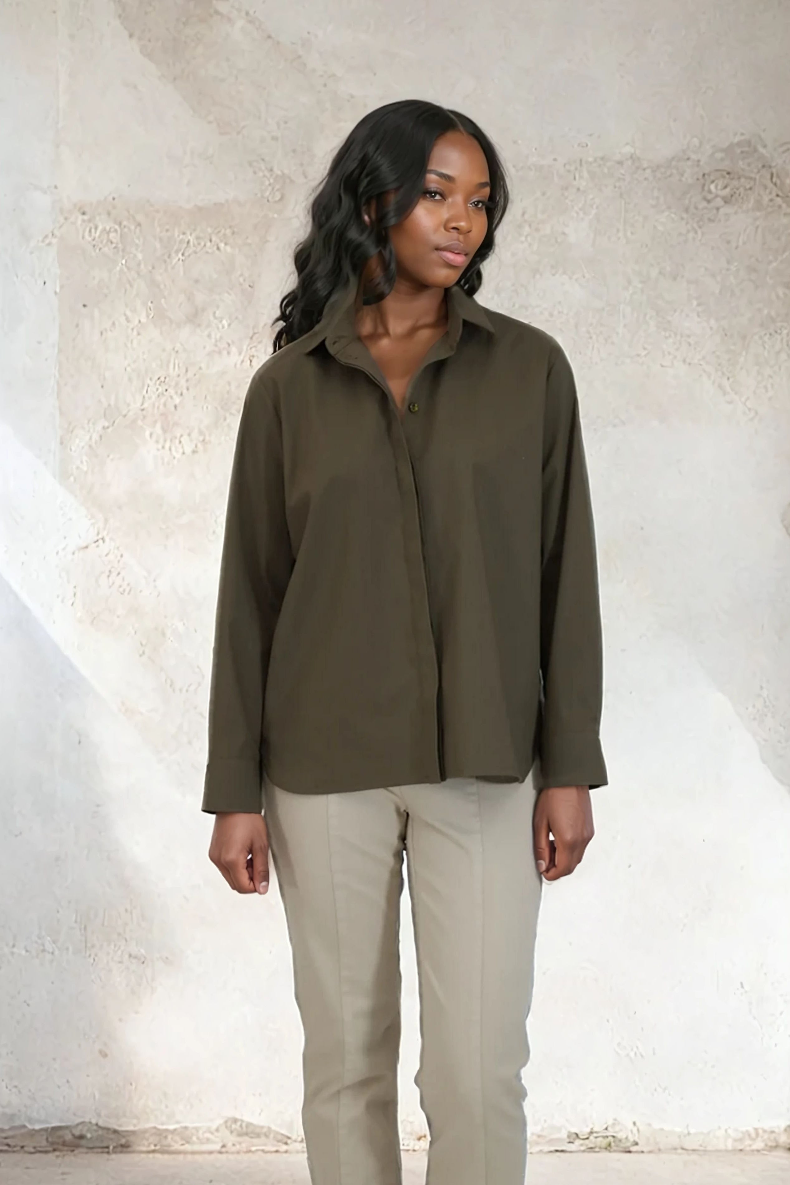 CHELSEA SHIRT IN ITALIAN COTTON POPLIN STRETCH - Jarbo