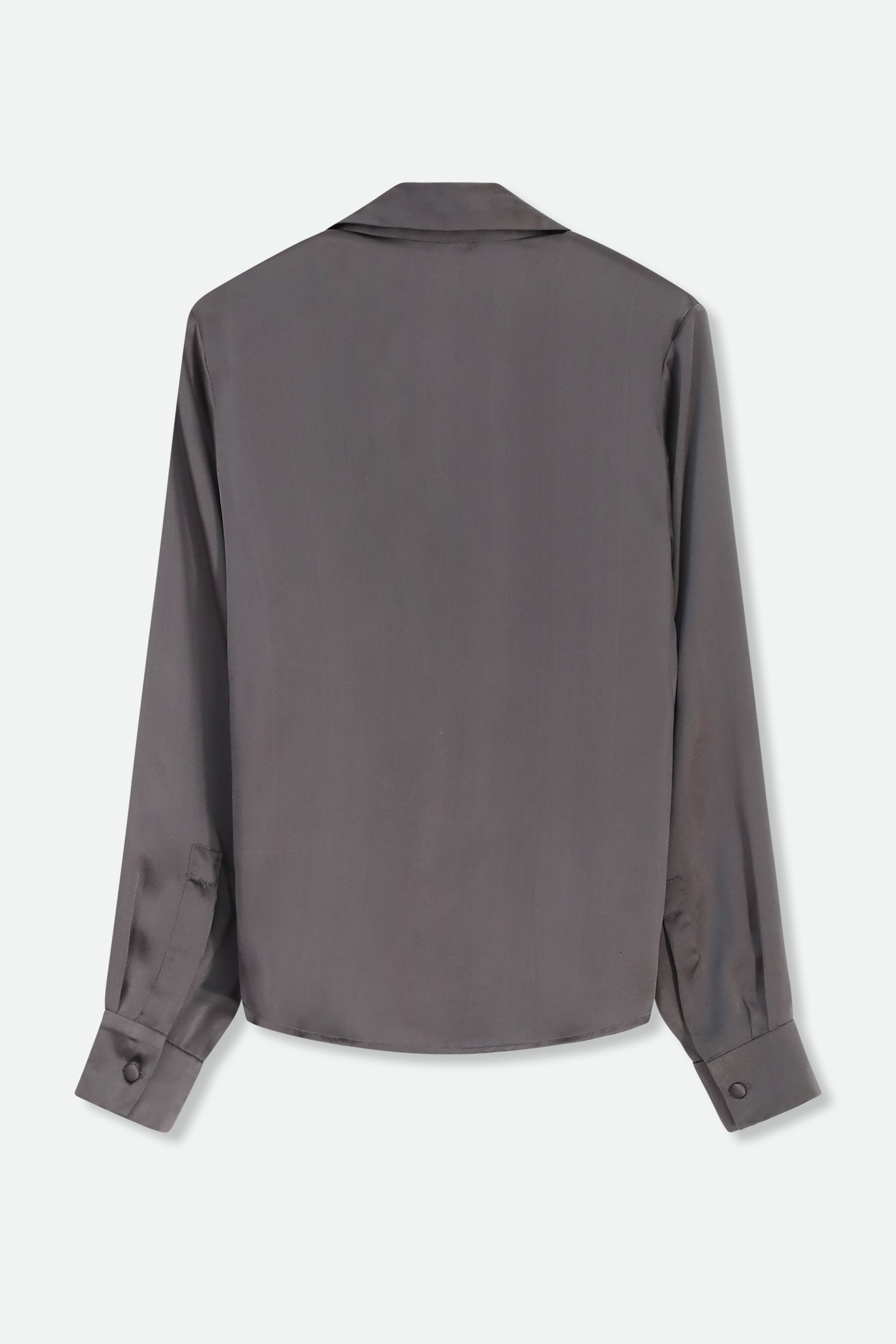 CIELO BLOUSE IN SILK CHARMEUSE - Jarbo