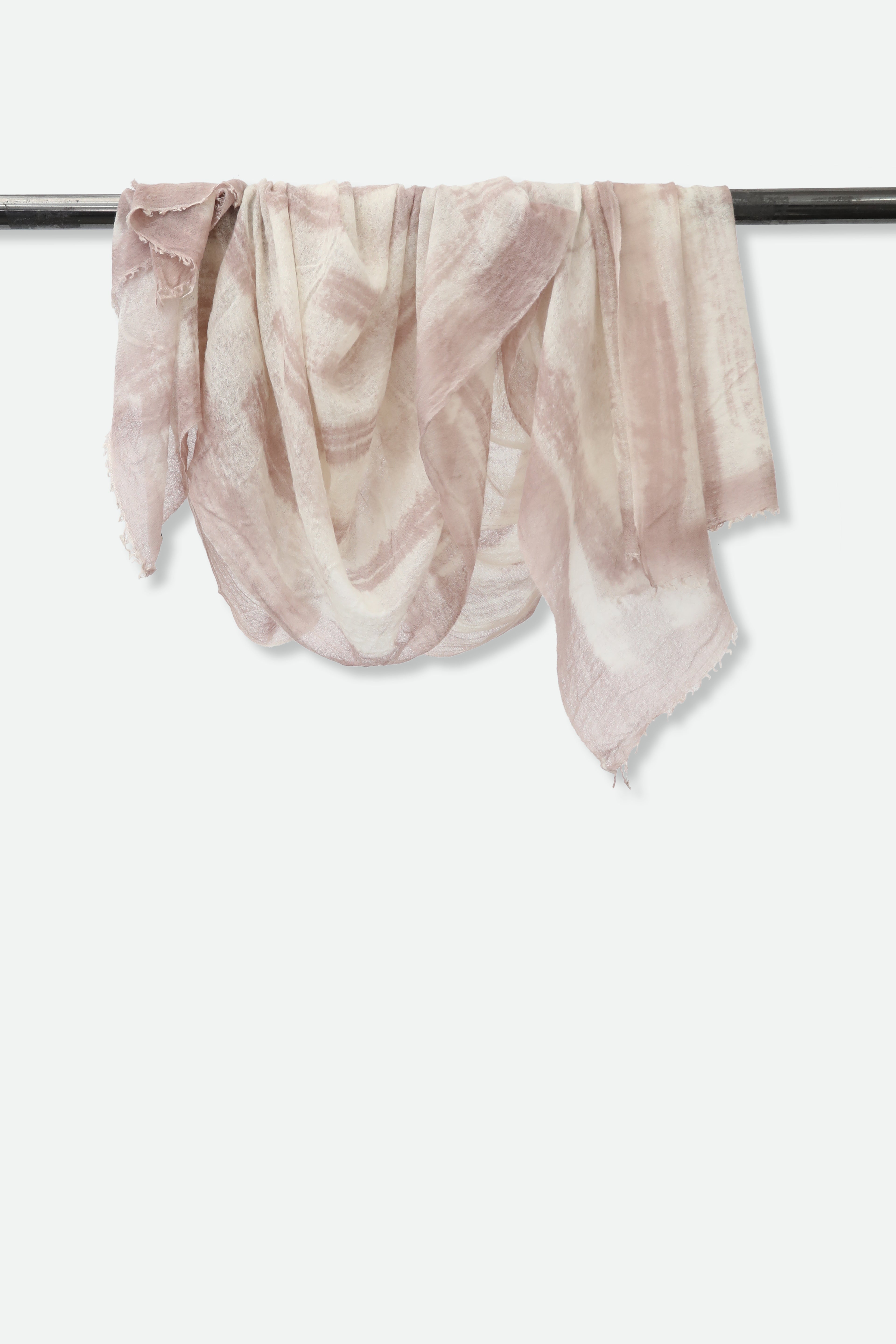 COCOA QUARTZ SCARF IN HAND DYED CASHMERE - Jarbo