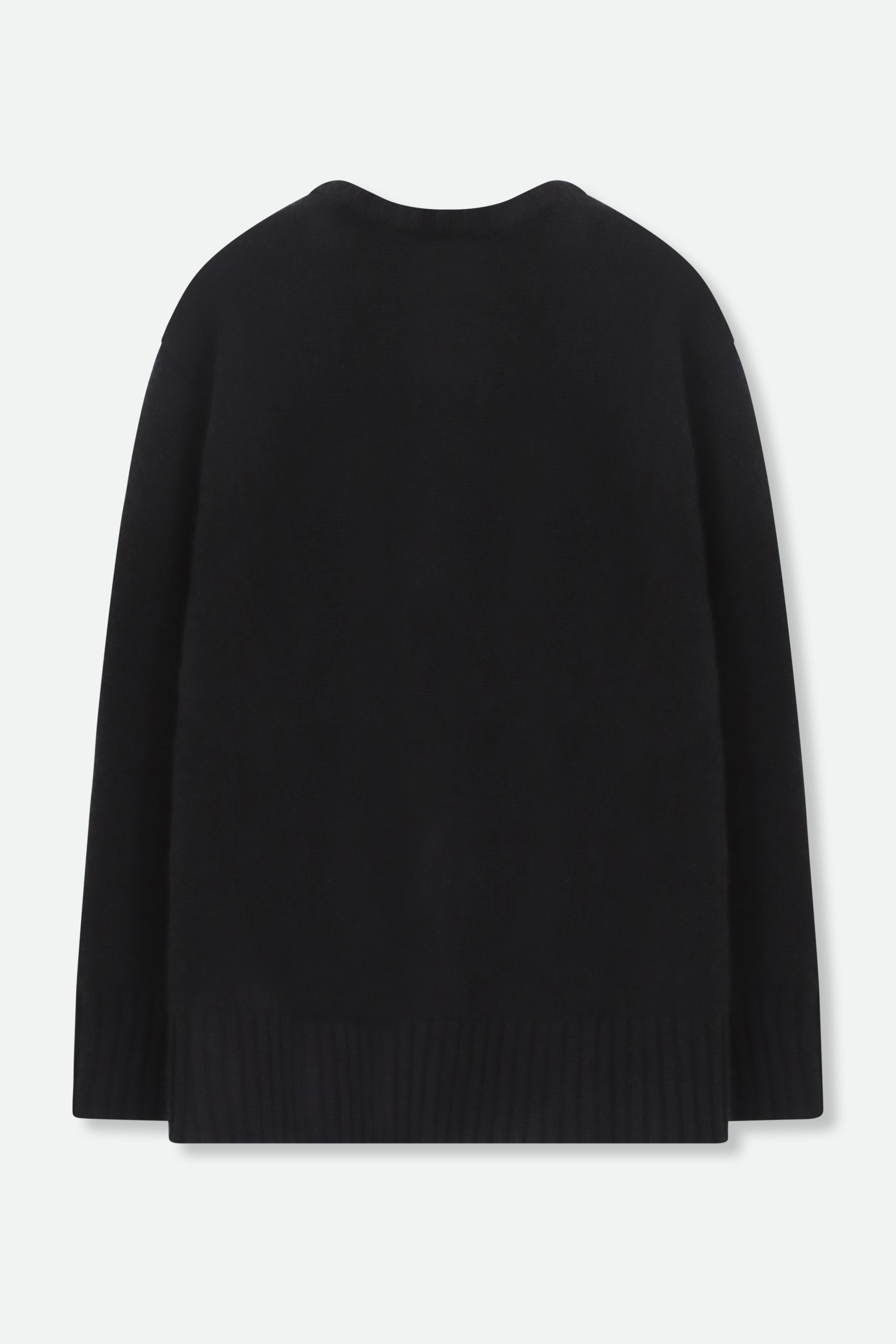 COLETTE CREWNECK SWEATER IN CASHMERE MERINO 4 PLY KNIT - Jarbo