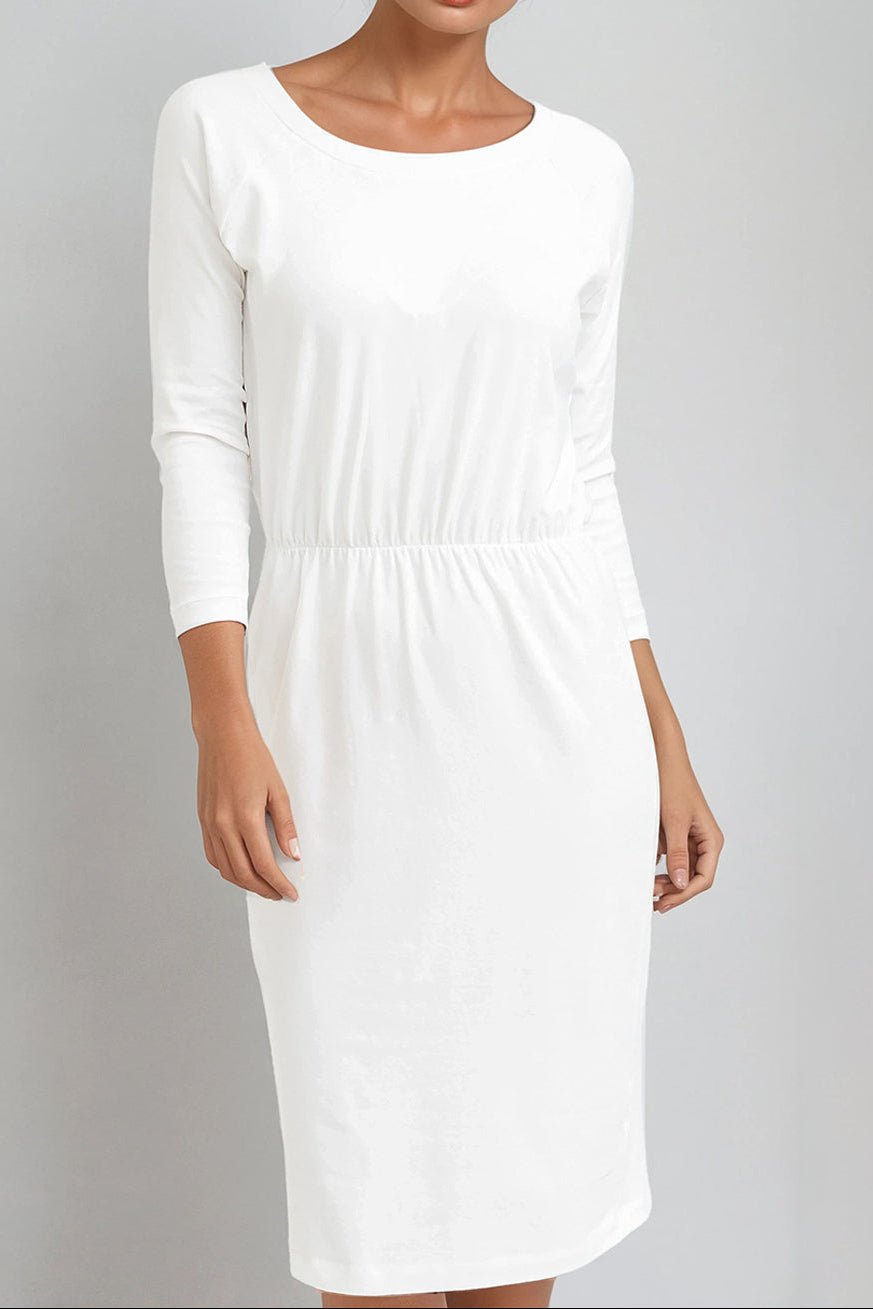 DAKOTA DRESS IN PIMA COTTON STRETCH - Jarbo