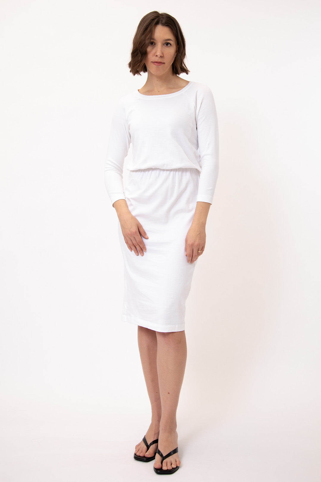 DAKOTA DRESS IN PIMA COTTON STRETCH