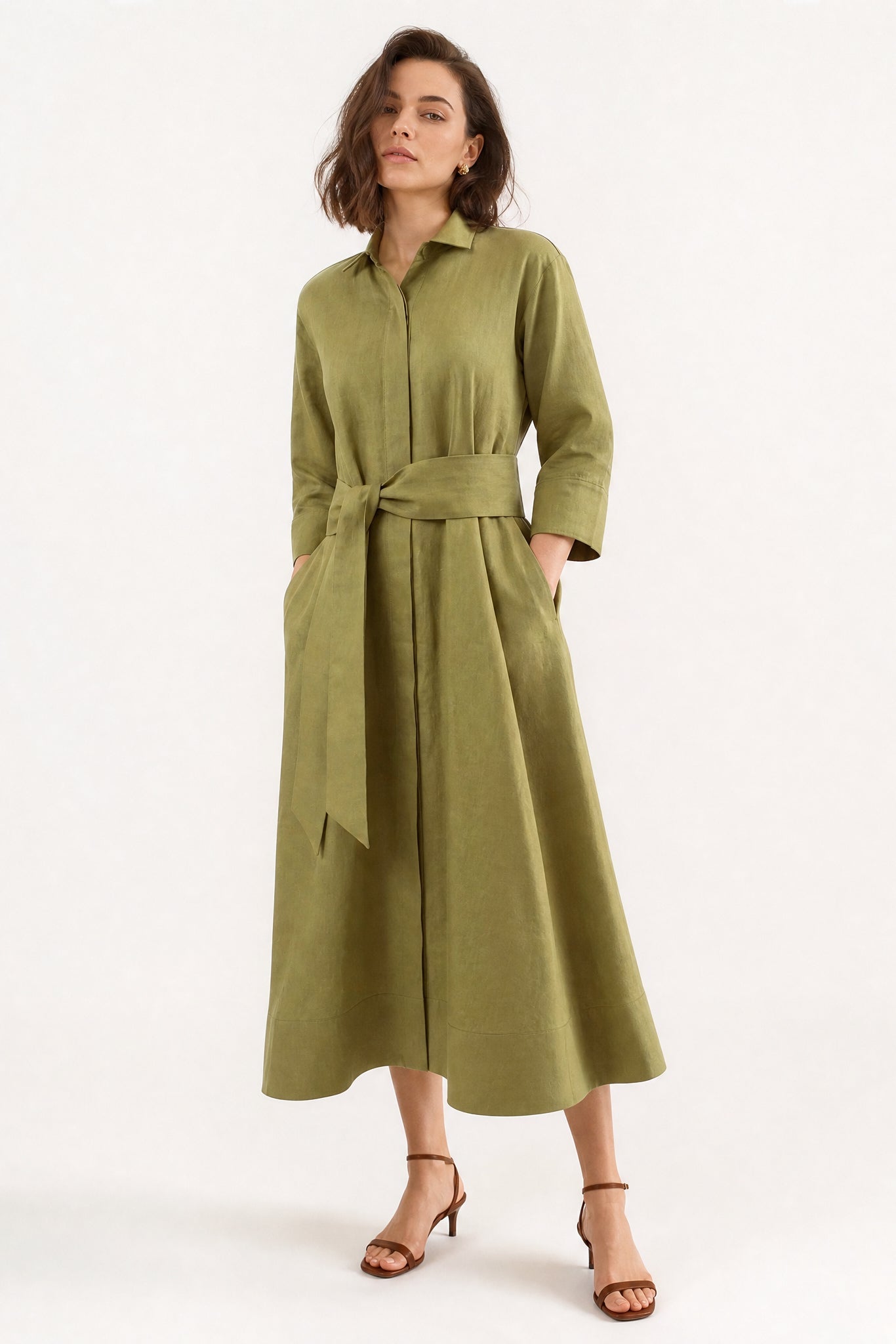 DANNI DRESS IN ITALIAN LINEN - Jarbo