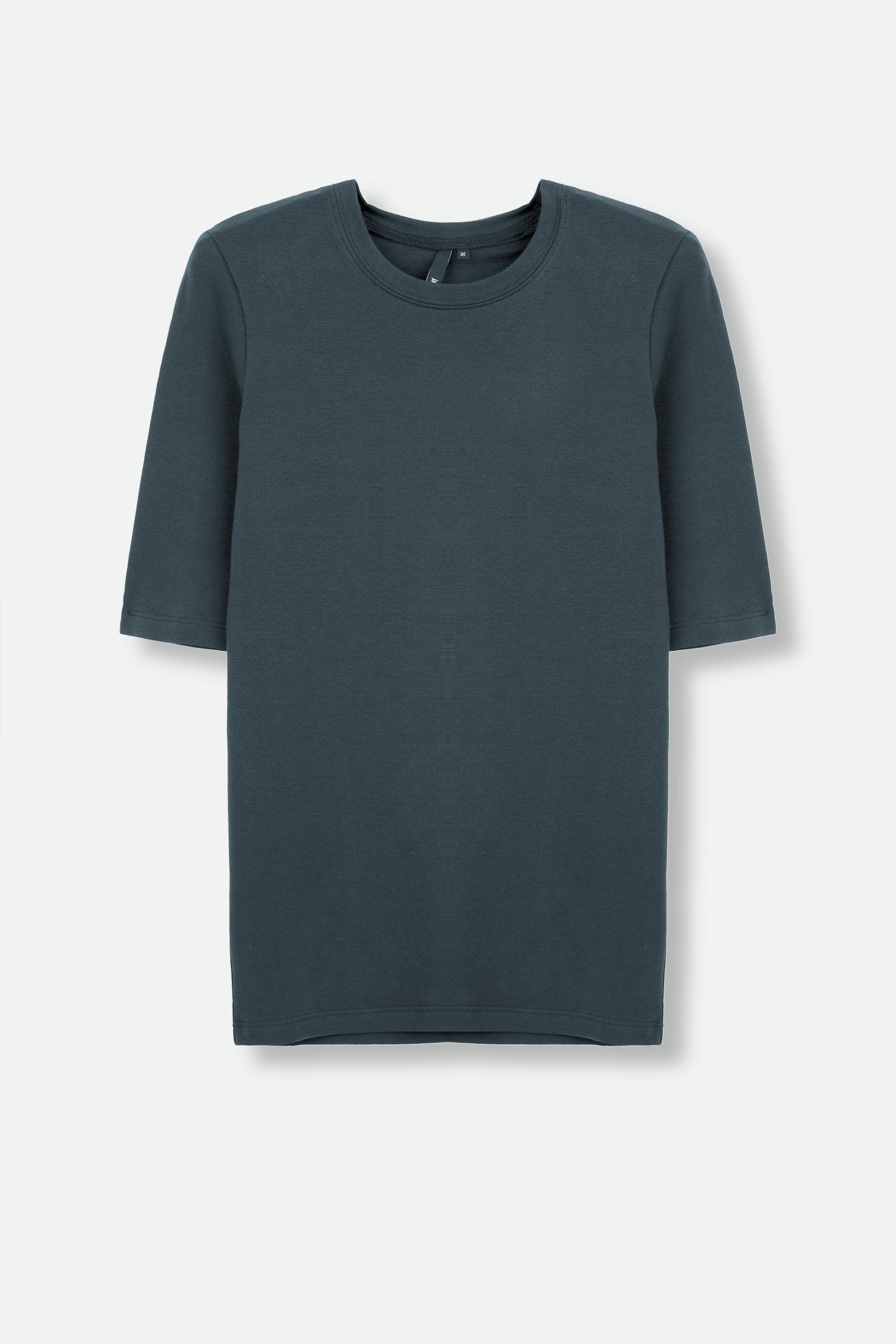 LIMITED EDITION COLLECTION ELBOW SLEEVE CREW IN PIMA COTTON STRETCH