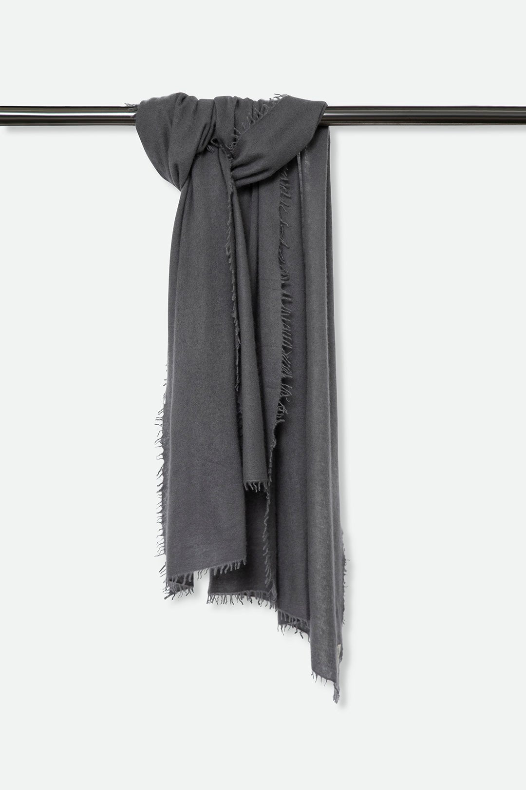 ÉLAN SCARF IN CASHMERE THUNDER GREY - Jarbo