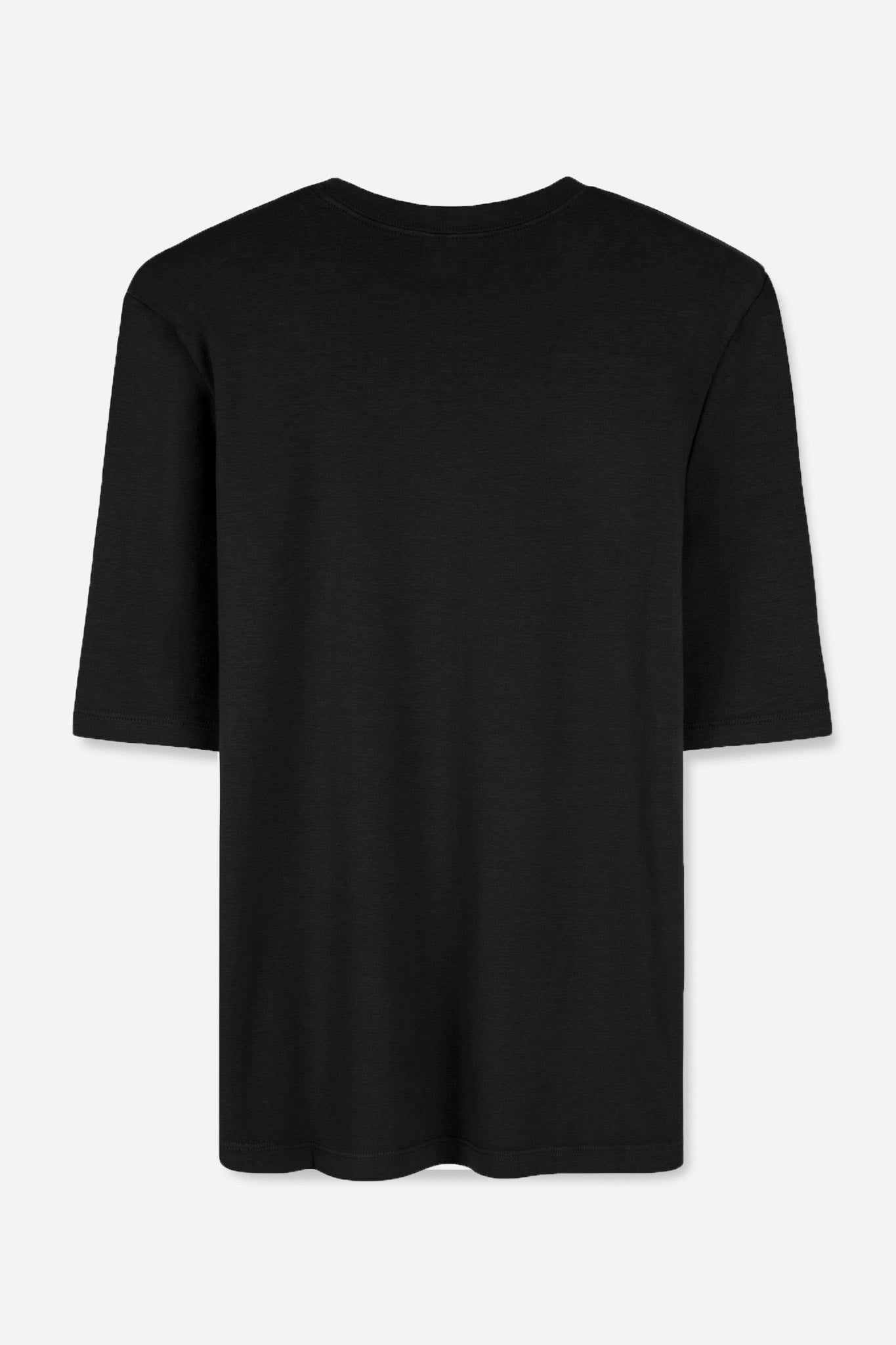 ELBOW SLEEVE CREW IN PIMA COTTON STRETCH