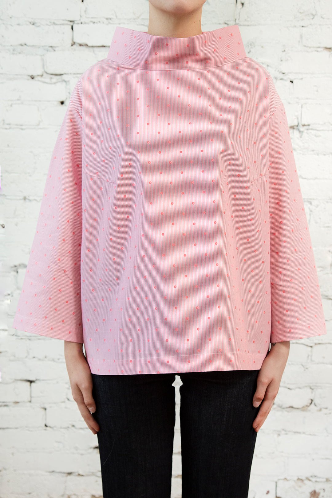 ELLA SHIRT IN STRETCH COTTON POPLIN - Jarbo