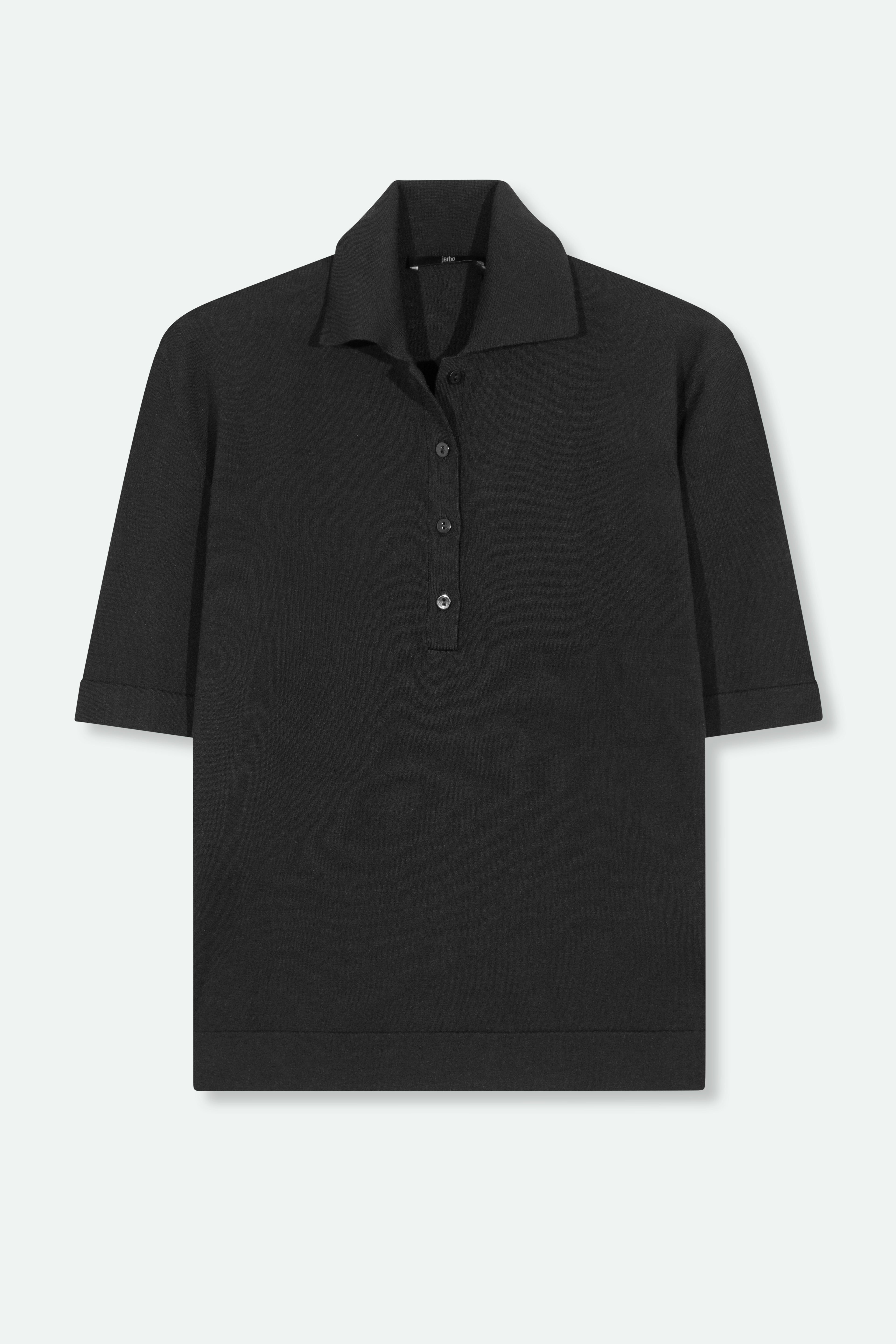 ELLIS POLO SHIRT IN FINE GAUGE ITALIAN SILK COTTON - Jarbo