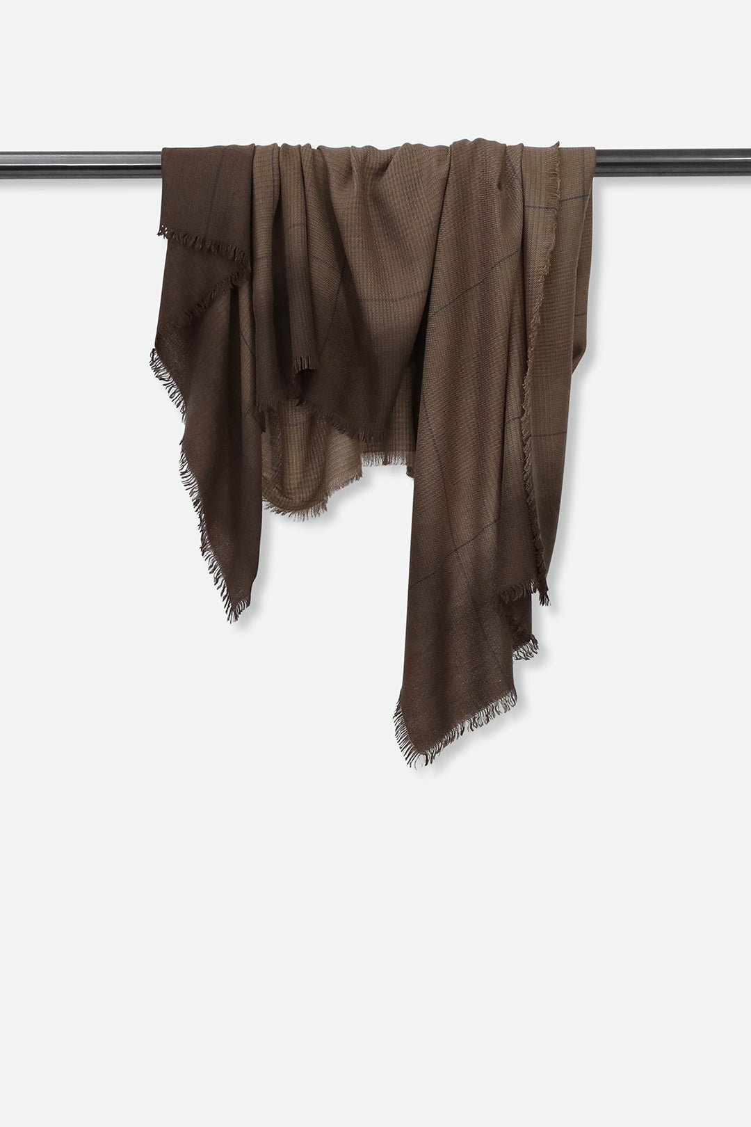 ESPRESSO WEAVE ITALIAN CASHMERE SCARF - Jarbo