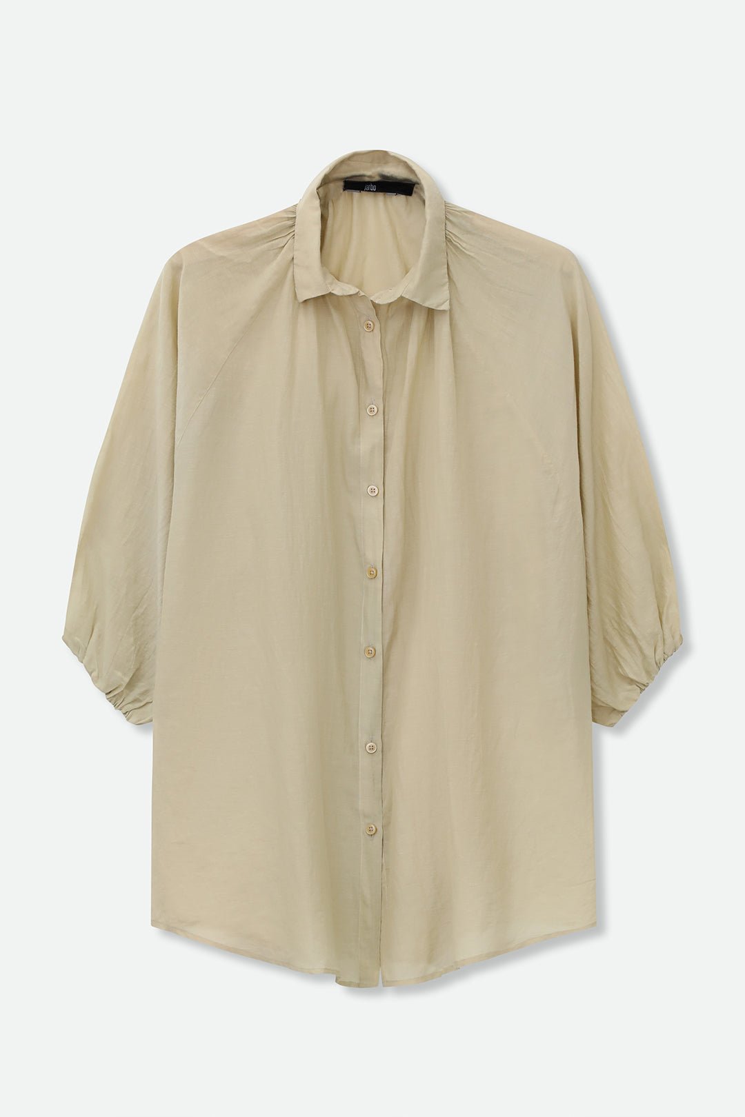 FLOWY OVERSIZED BLOUSE IN SILK COTTON - Jarbo