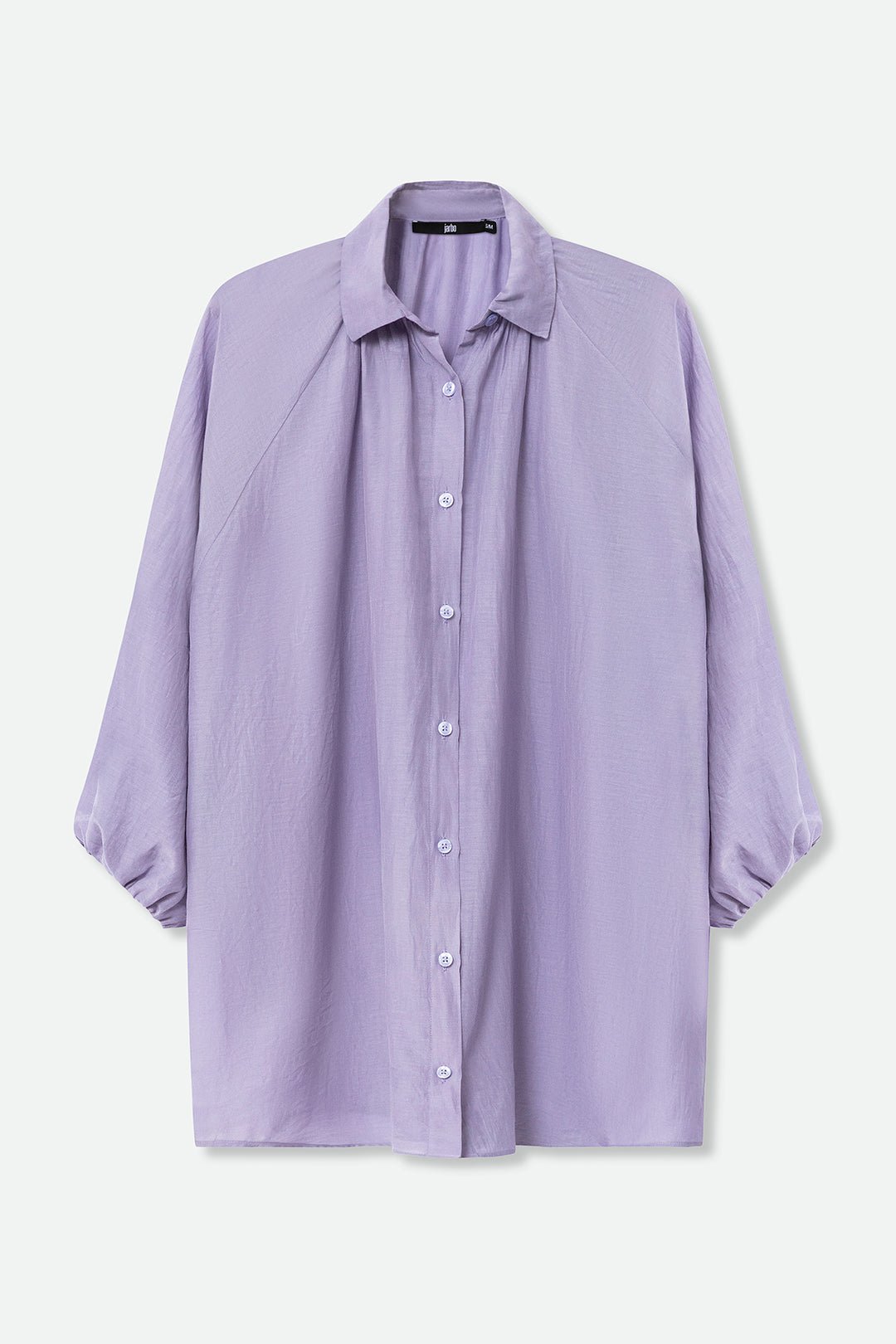 FLOWY OVERSIZED BLOUSE IN SILK COTTON - Jarbo