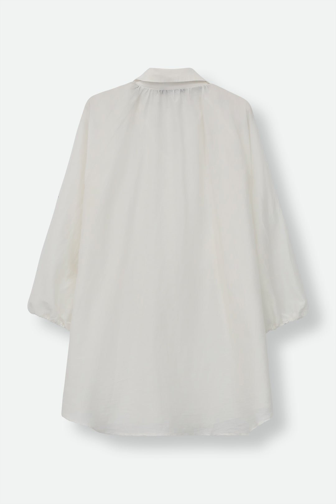 FLOWY OVERSIZED BLOUSE IN SILK COTTON - Jarbo