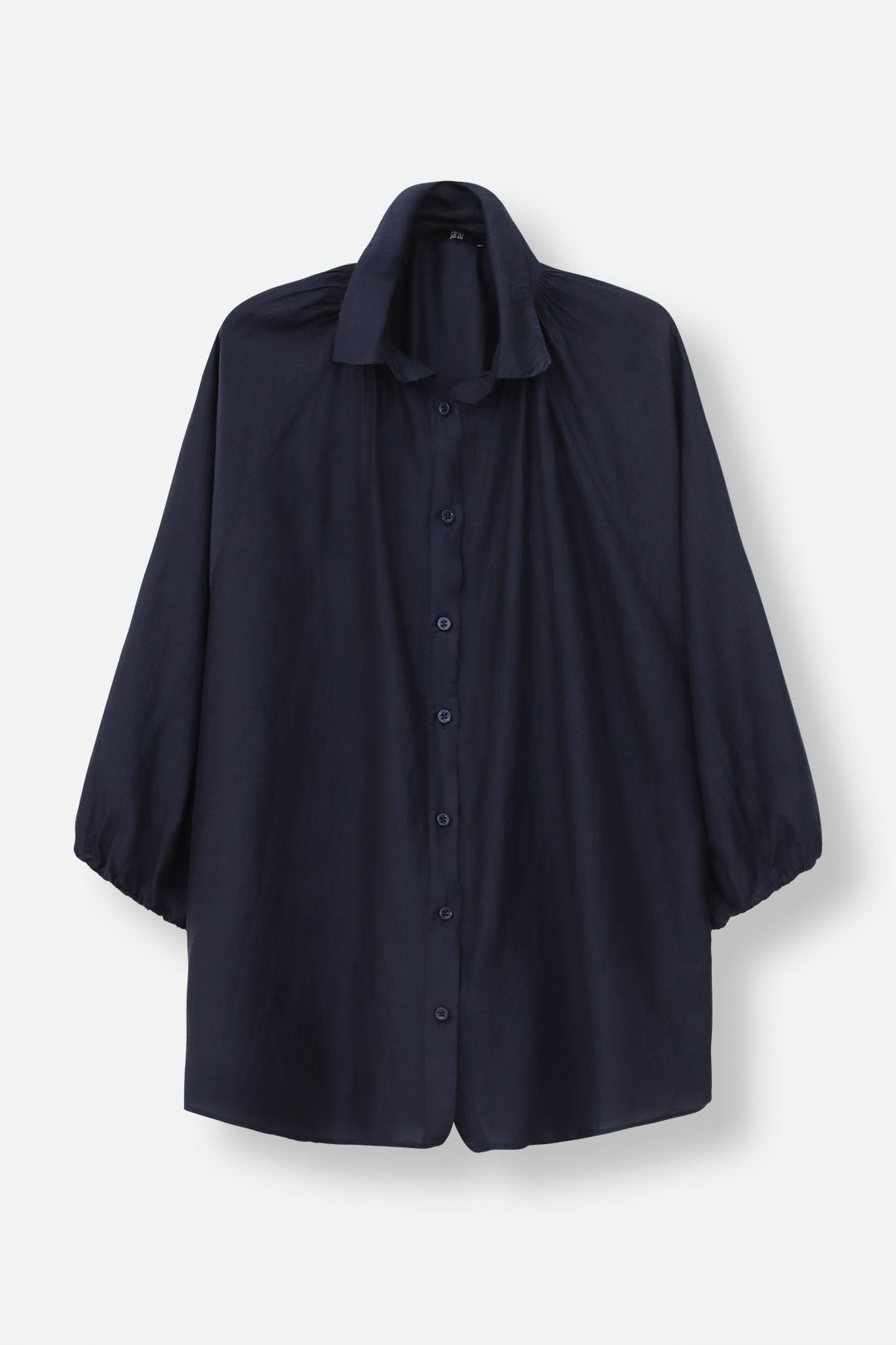 FLOWY OVERSIZED BLOUSE IN SILK COTTON - Jarbo