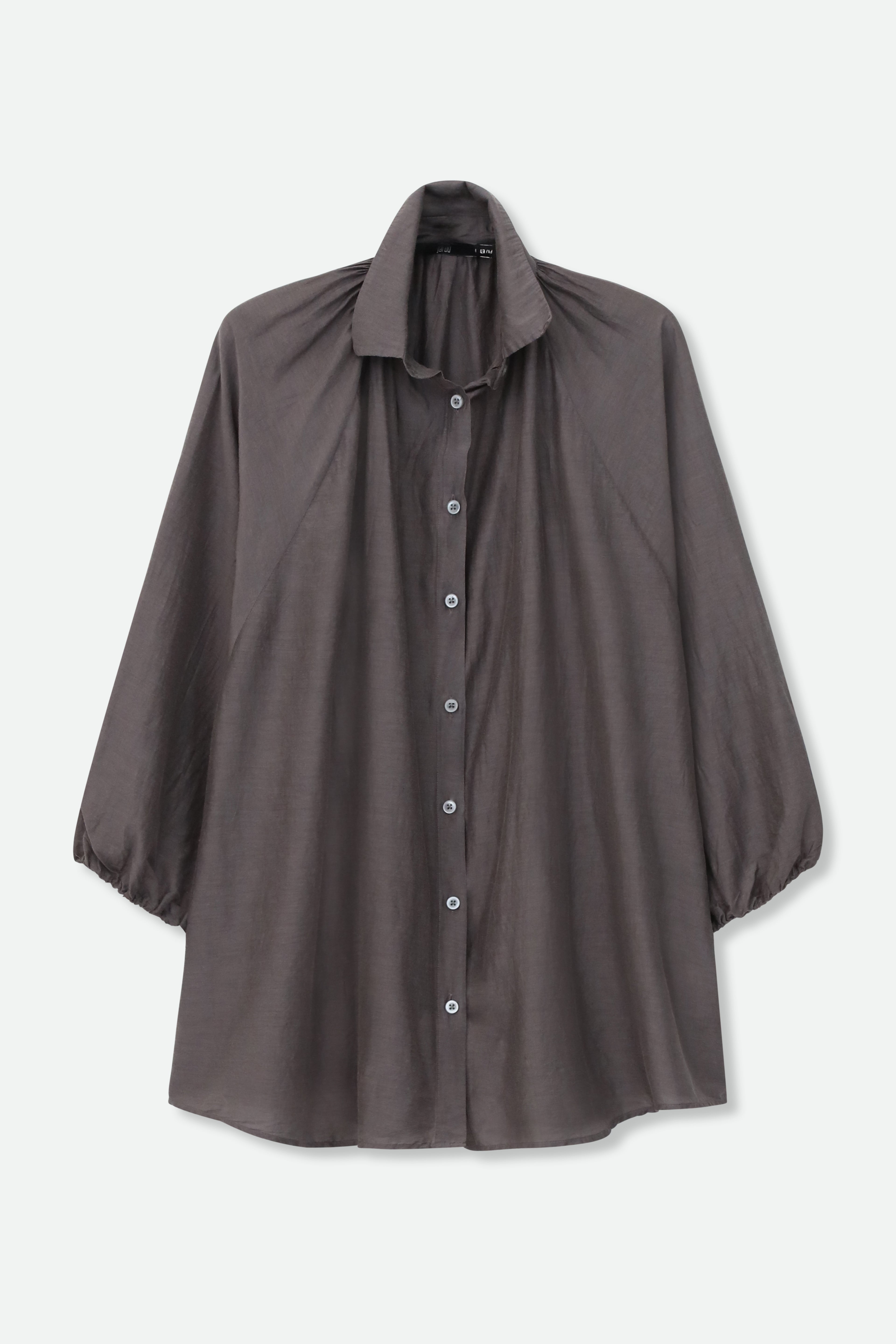 FLOWY OVERSIZED BLOUSE IN SILK COTTON - Jarbo