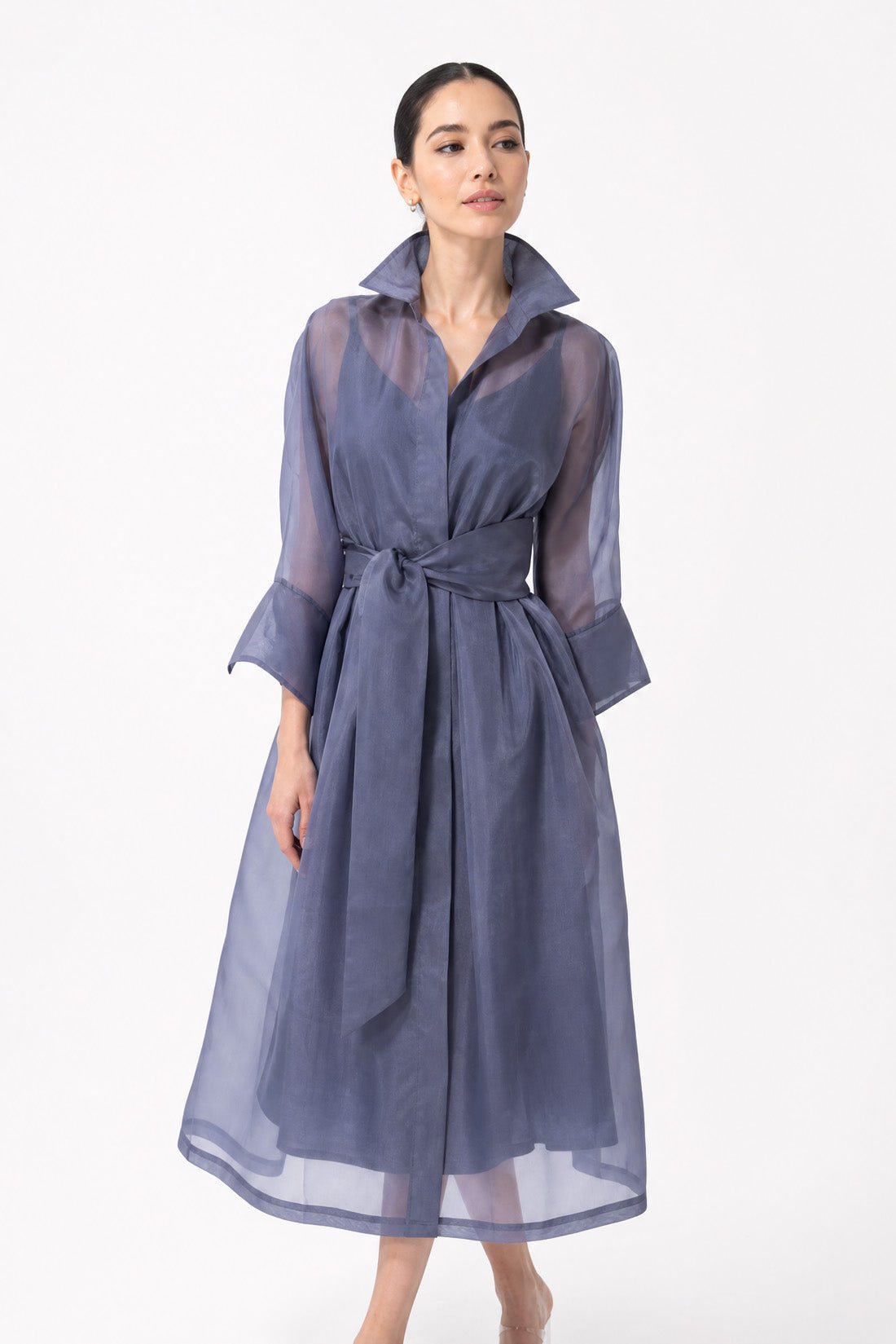GABRIELLE DRESS IN SILK ORGANZA COPPER / S