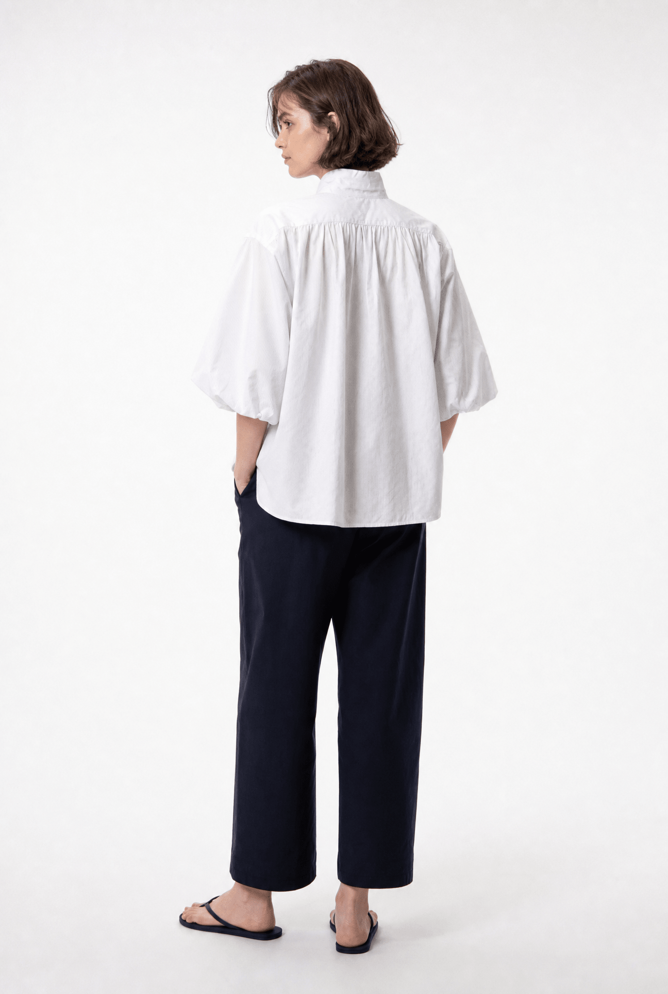 GIGI SHIRT IN ITALIAN STRETCH COTTON - Jarbo