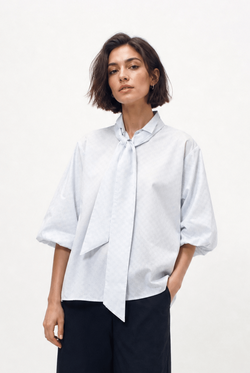 GIGI SHIRT IN ITALIAN STRETCH COTTON - Jarbo