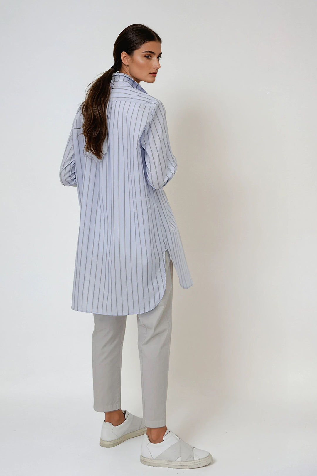 GRETTA SHIRT IN 100% ITALIAN COTTON
