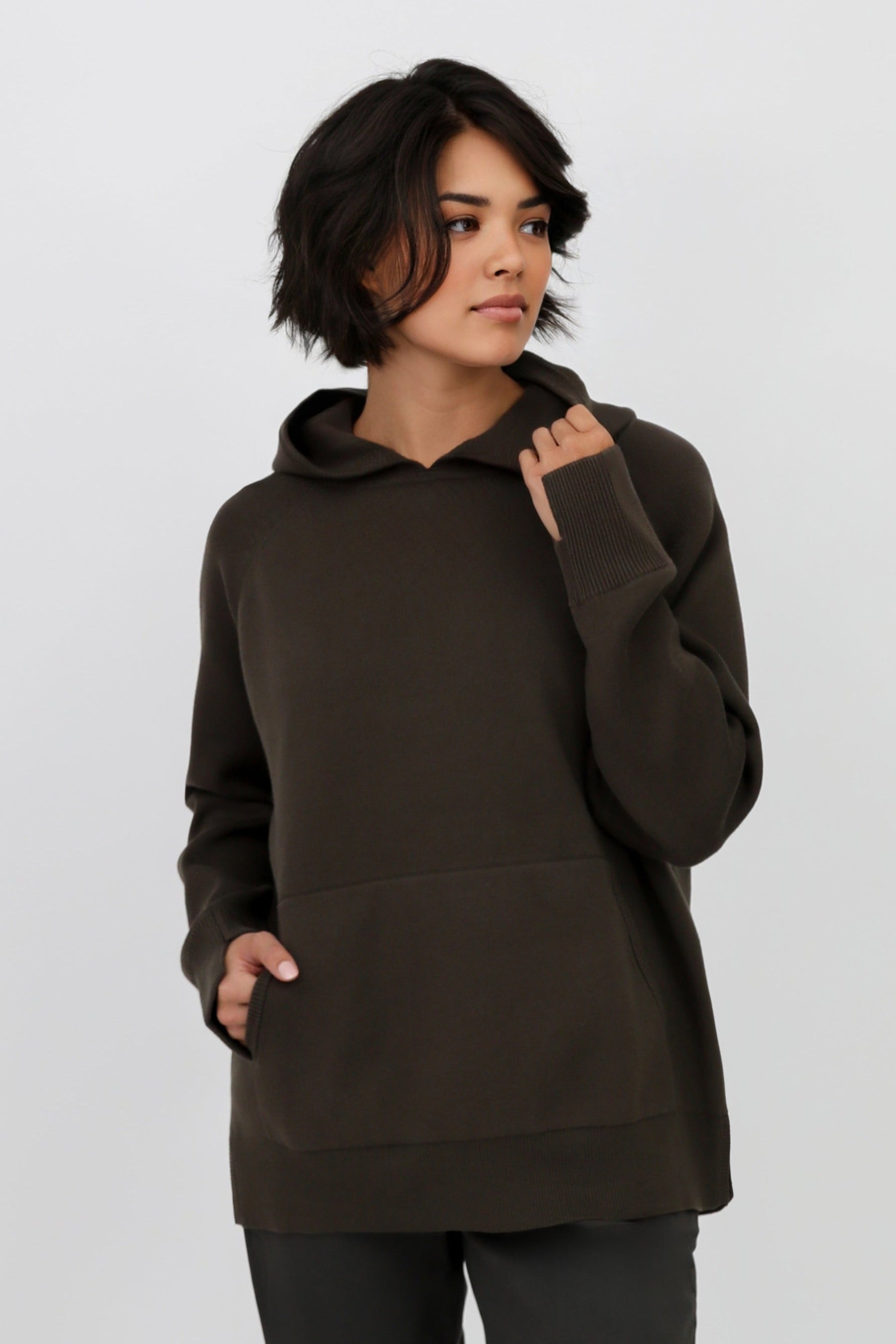 HARMONY HOODIE IN ITALIAN COTTON - Jarbo