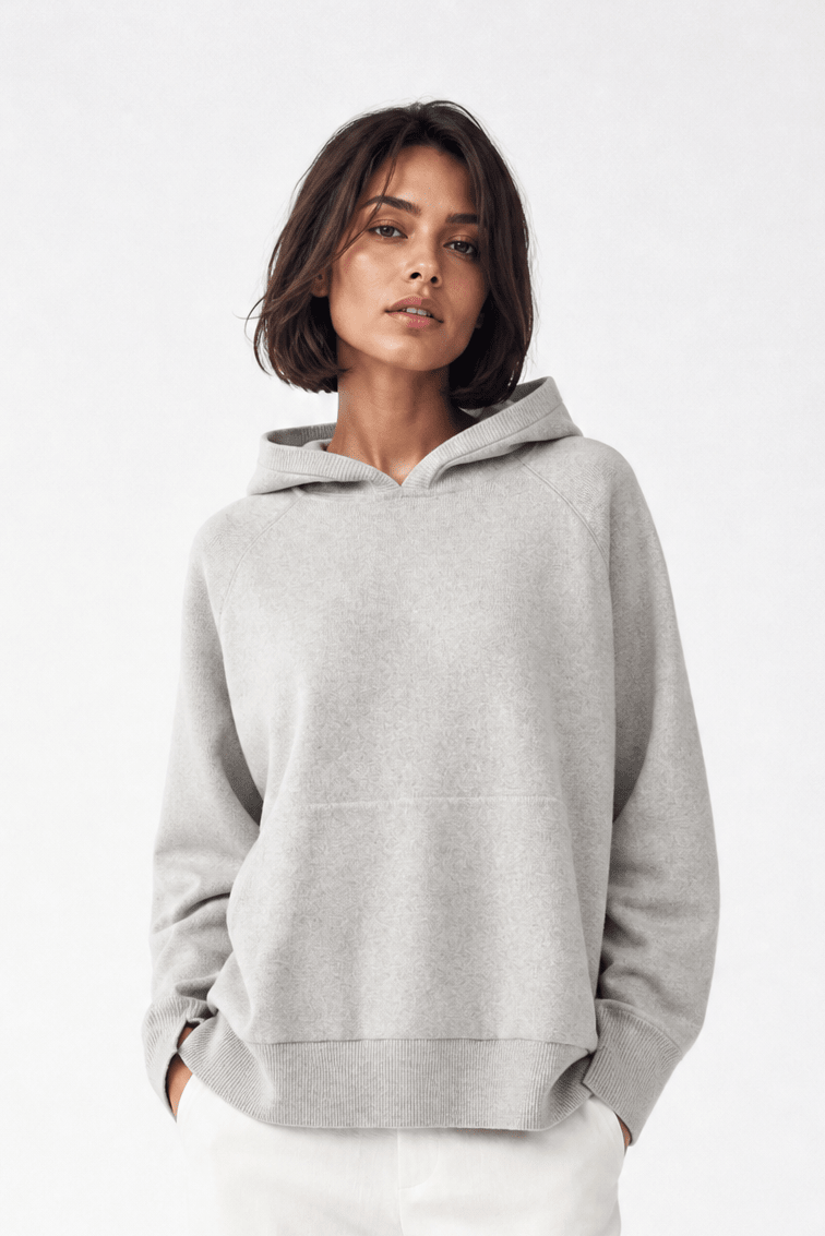 HARMONY HOODIE IN ITALIAN COTTON - Jarbo