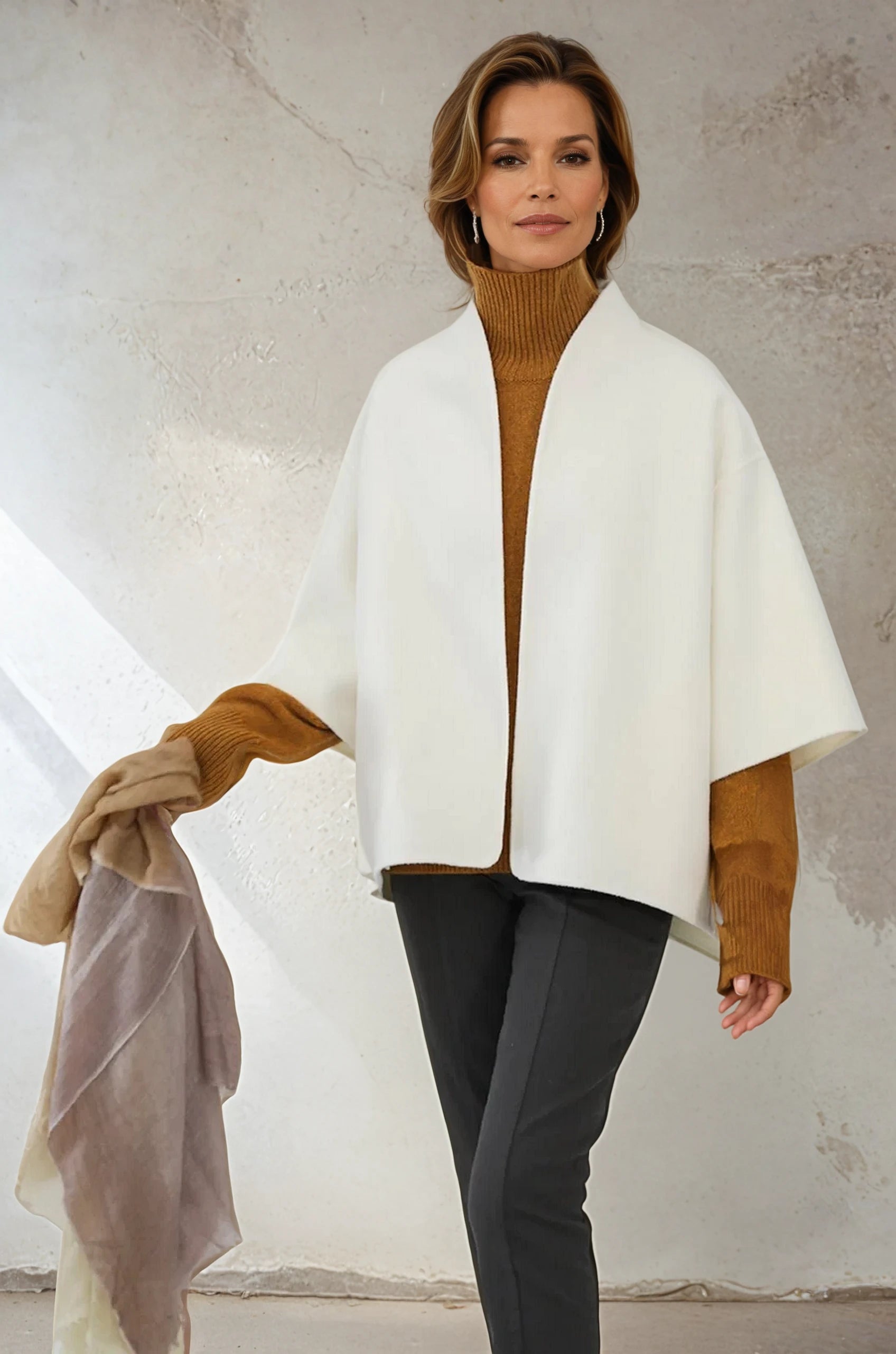 HEIDI JACKET IN DOUBLE FACE WOOL CASHMERE - Jarbo