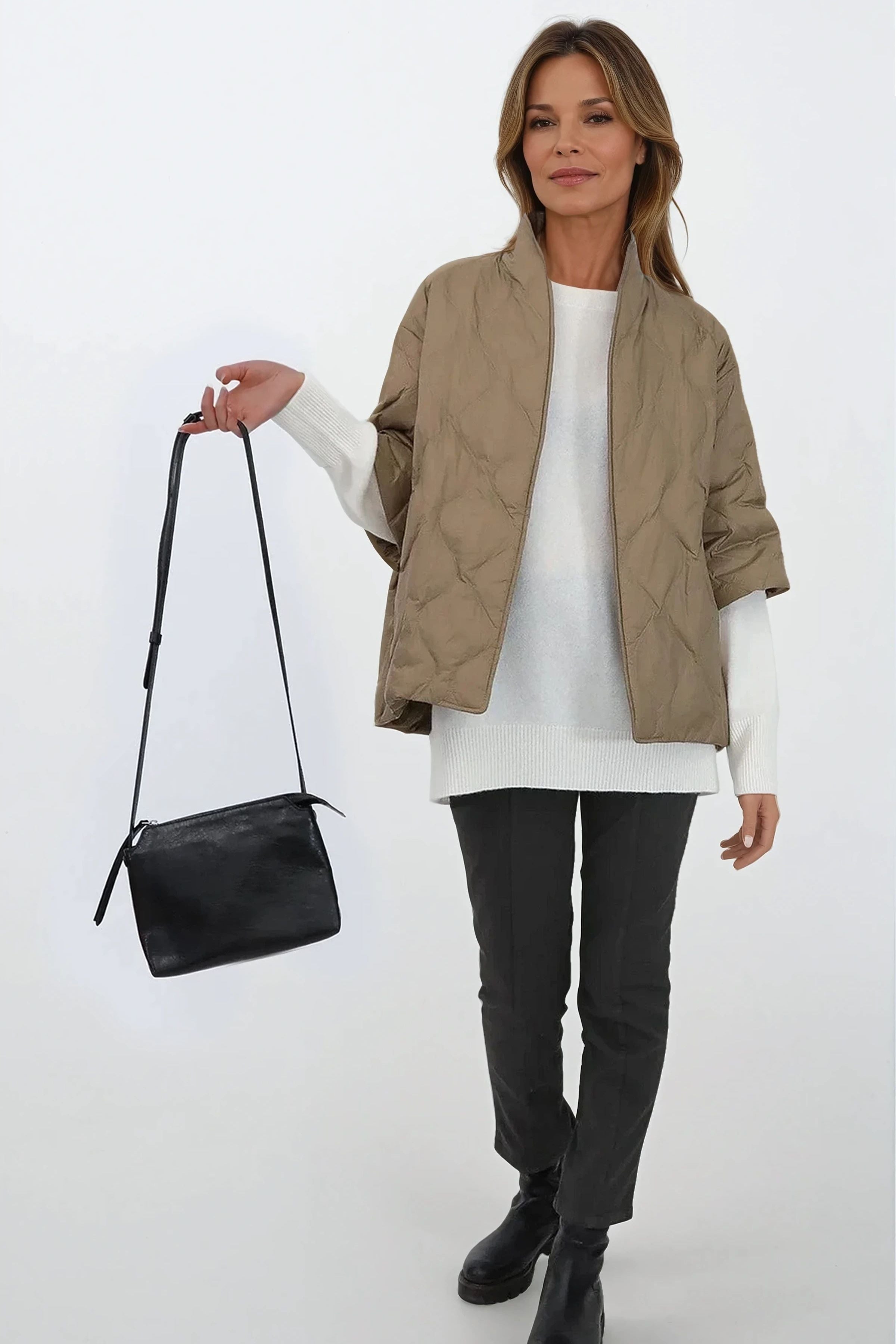 CARRICK CREWNECK SWEATER SPUN CASHMERE SILK