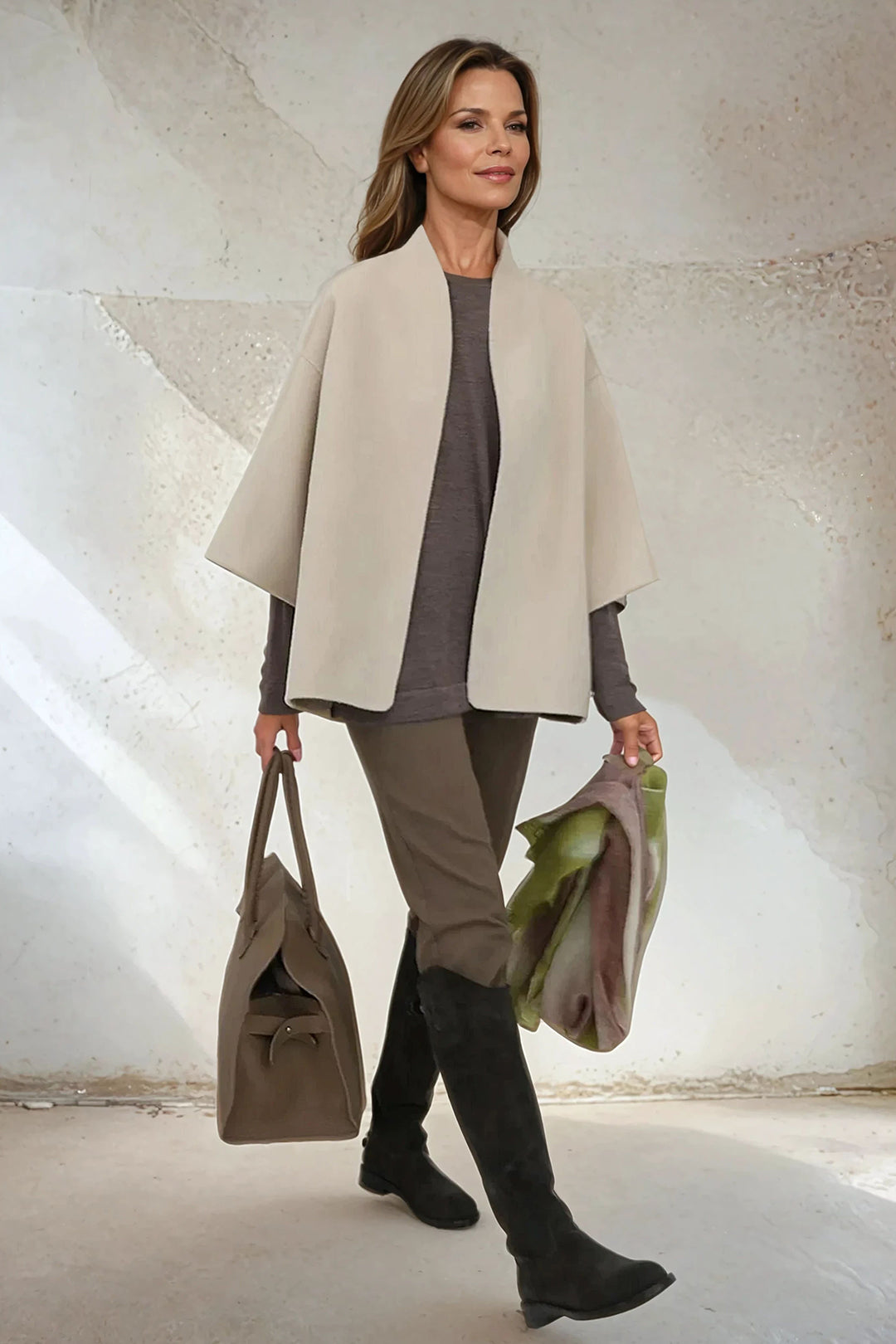 HEIDI JACKET IN DOUBLE FACE WOOL CASHMERE