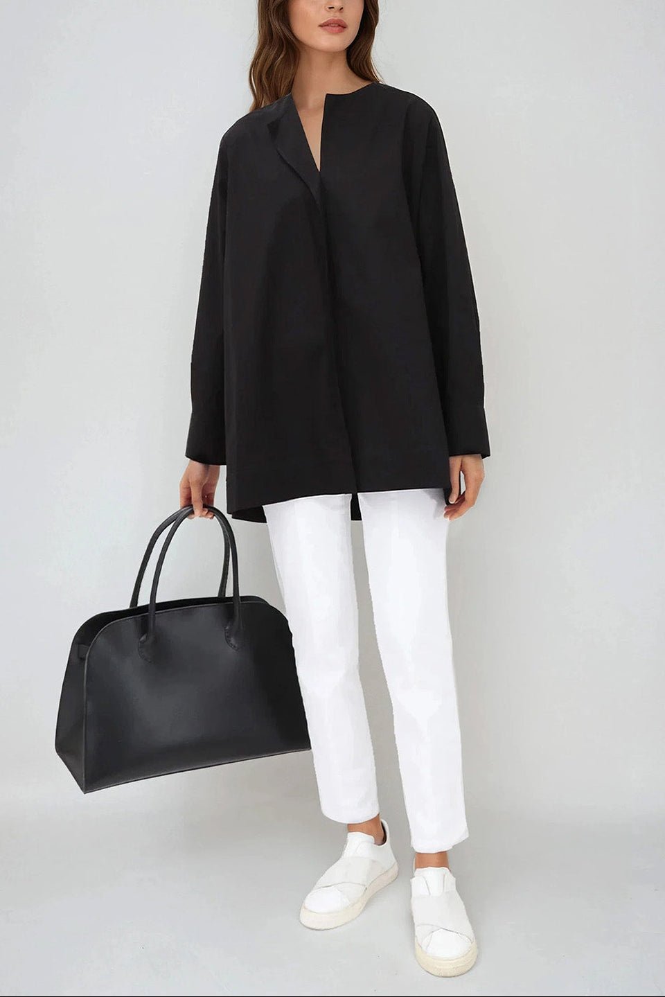 ILONA SHIRT IN ITALIAN COTTON POPLIN - Jarbo