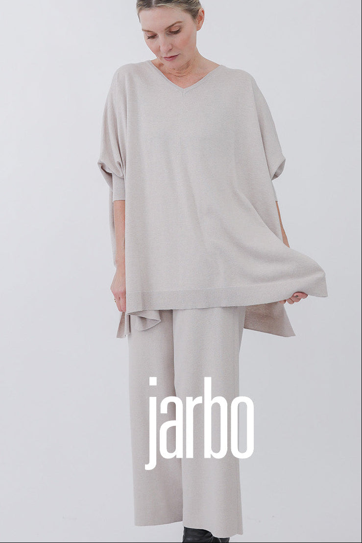 IRINA PONCHO IN KNIT PIMA COTTON STRETCH