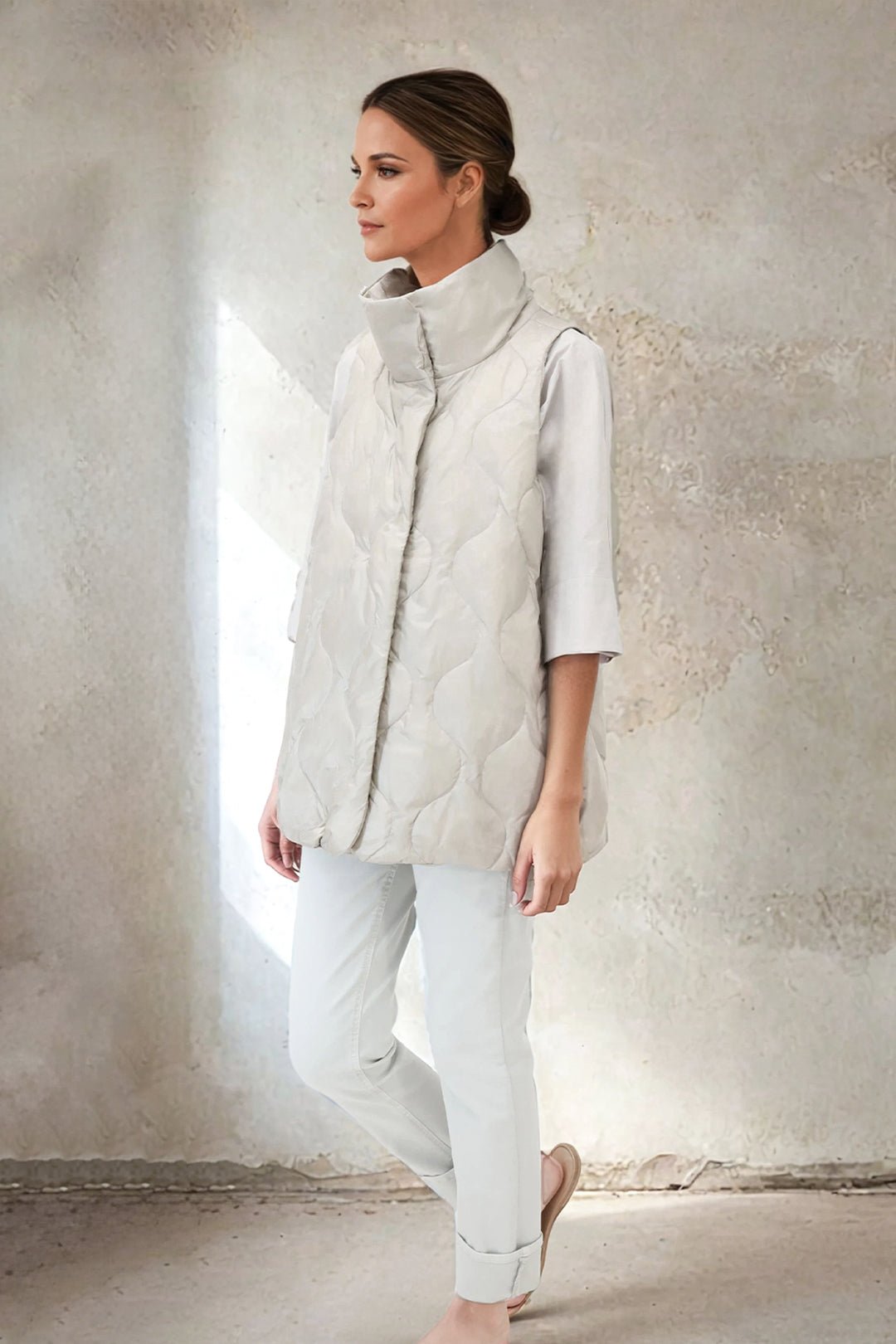 LA ROCHE VEST IN LIGHTWEIGHT GOOSE DOWN - Jarbo