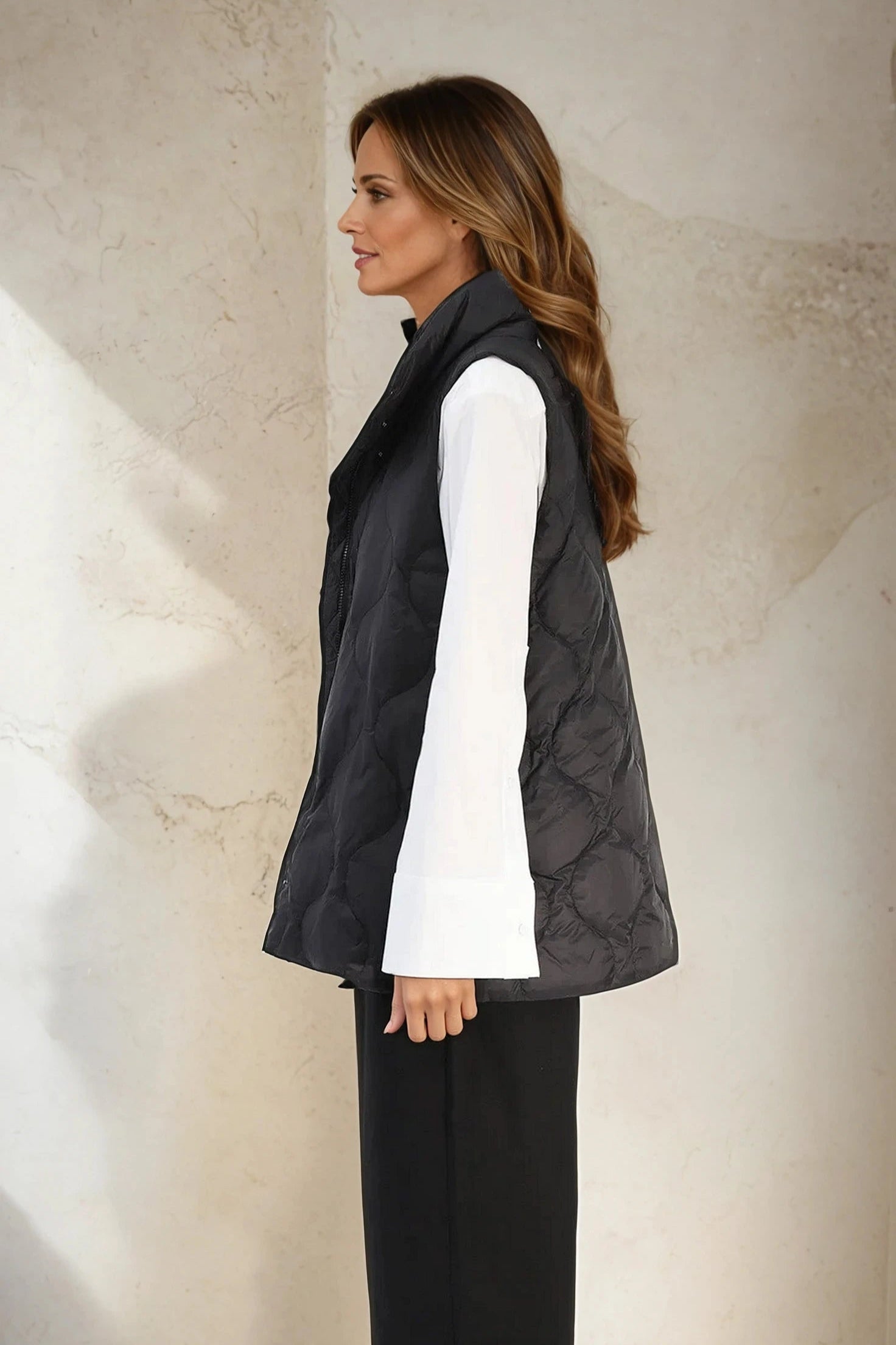 LA ROCHE VEST IN LIGHTWEIGHT GOOSE DOWN - Jarbo