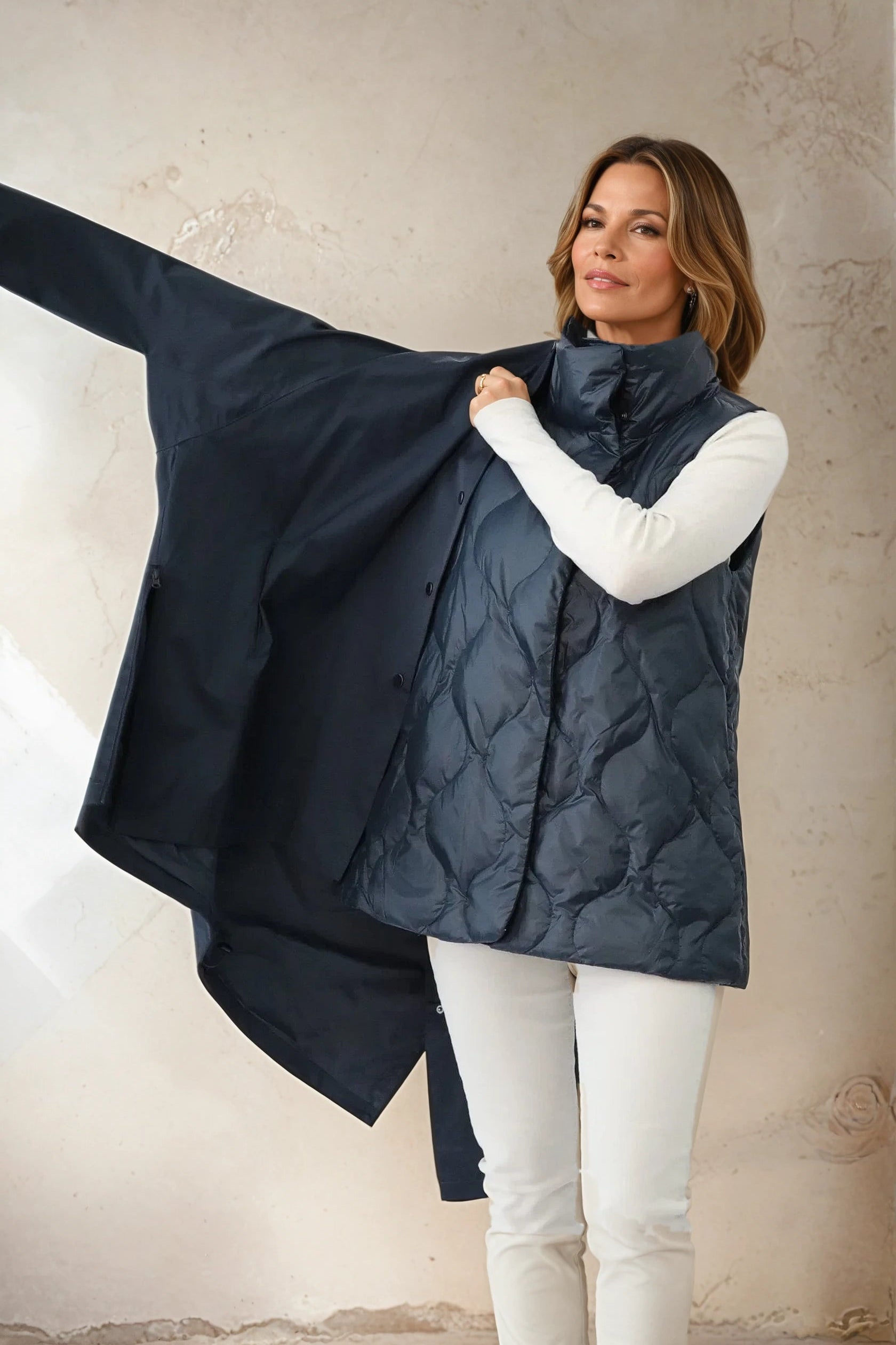 LA ROCHE VEST IN LIGHTWEIGHT GOOSE DOWN - Jarbo