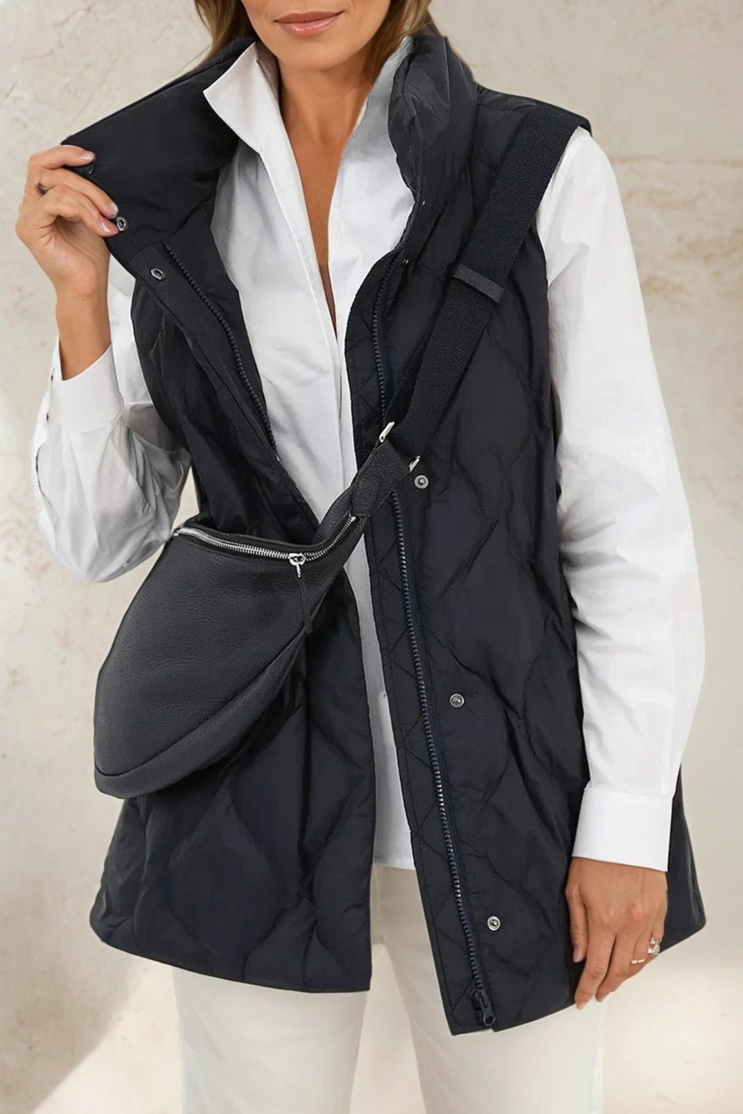 LA ROCHE VEST IN LIGHTWEIGHT GOOSE DOWN - Jarbo