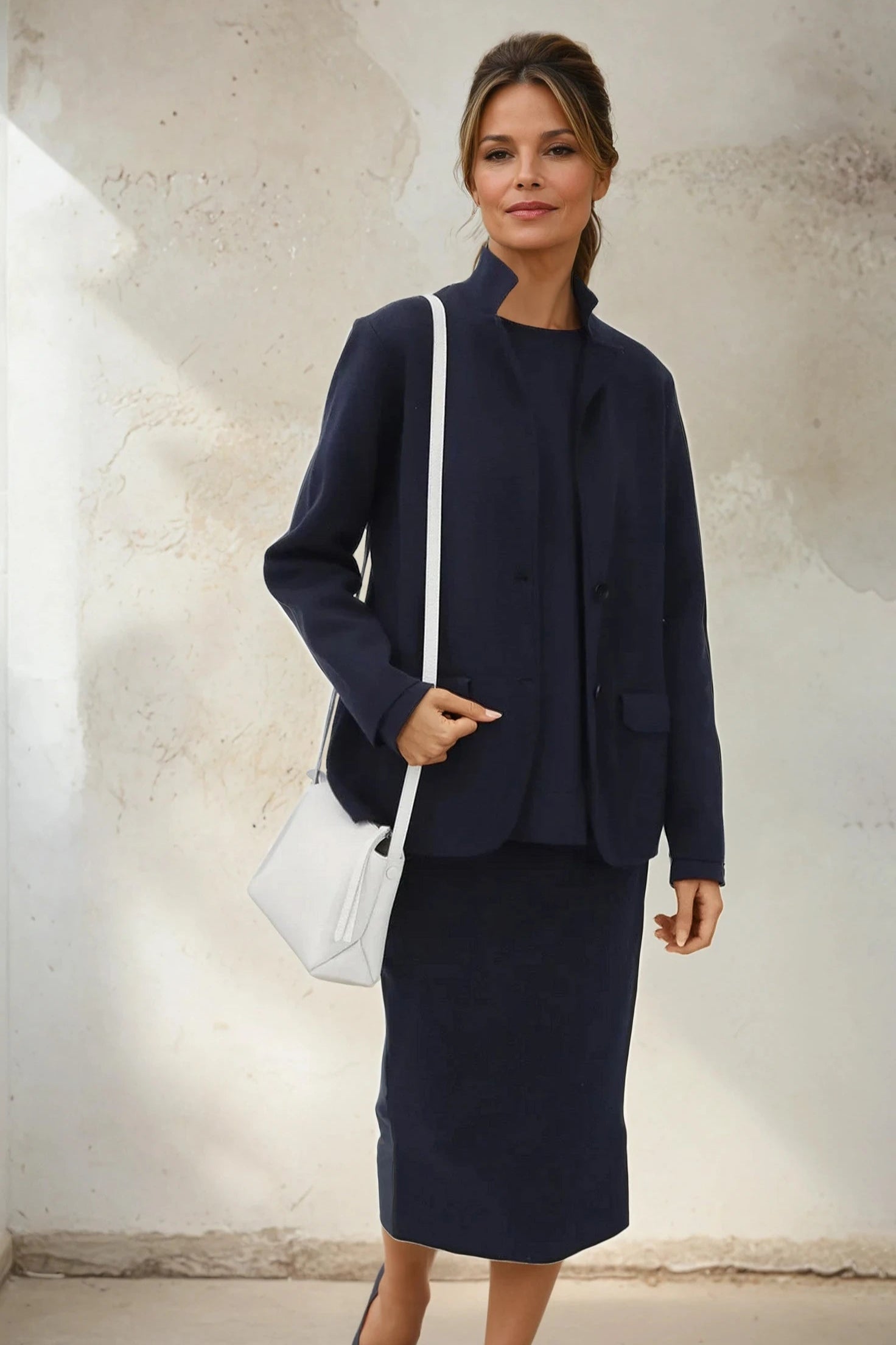 LENNOX PIMA COTTON KNIT BLAZER - Jarbo