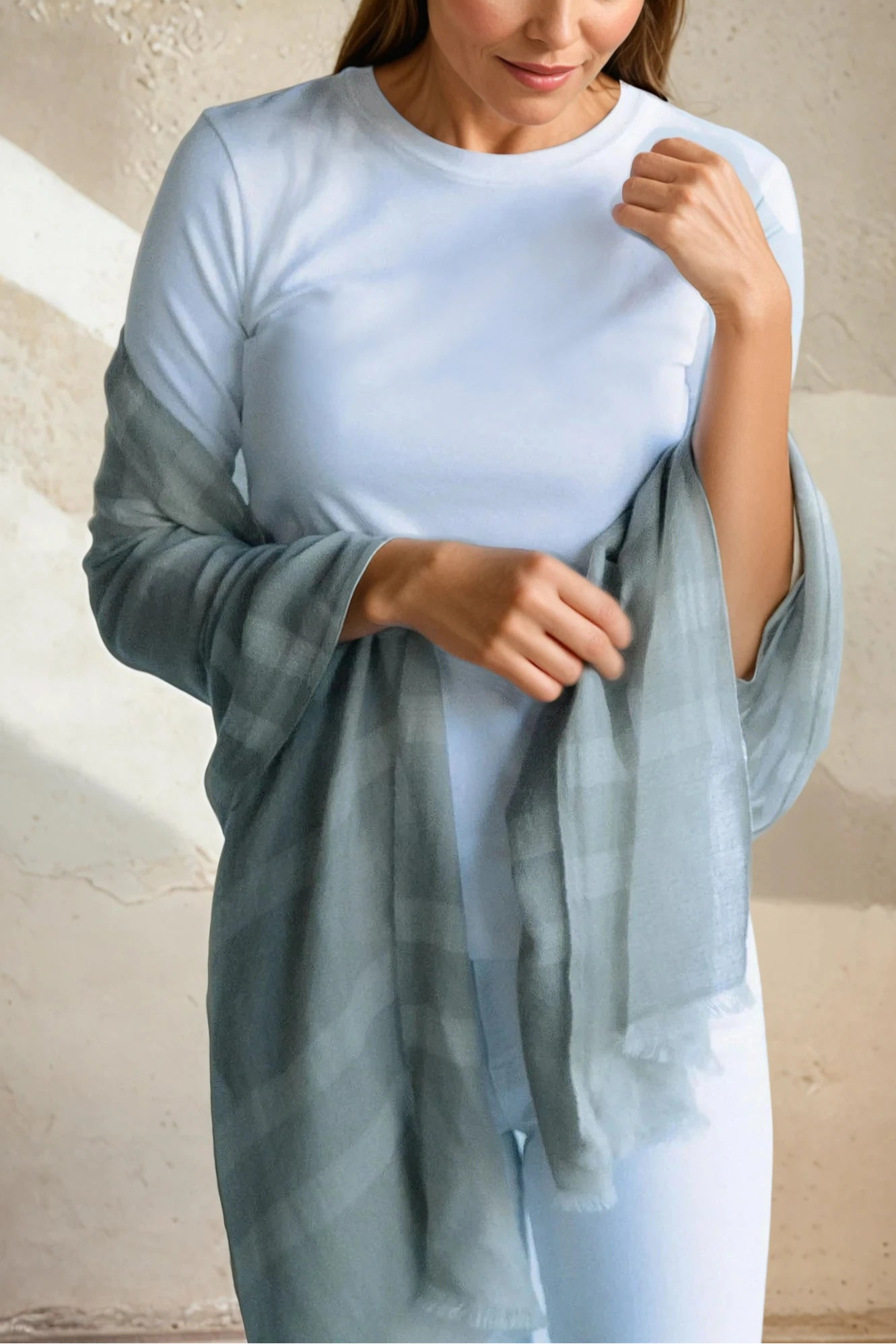 LIMITED EDITION COLLECTION ELBOW SLEEVE CREW IN PIMA COTTON STRETCH - Jarbo