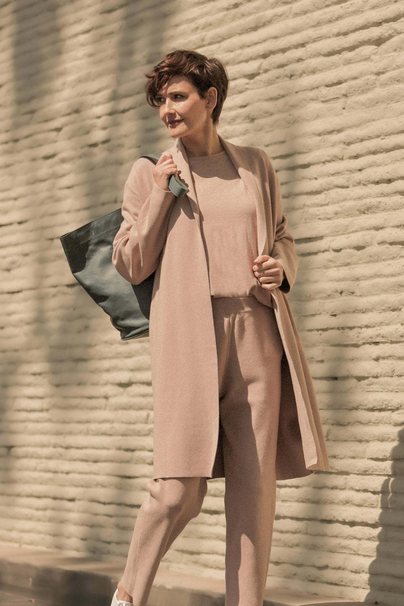 LIMITED EDITION PAIGE PANT IN DOUBLE KNIT HEATHERED PIMA STRETCH - Jarbo