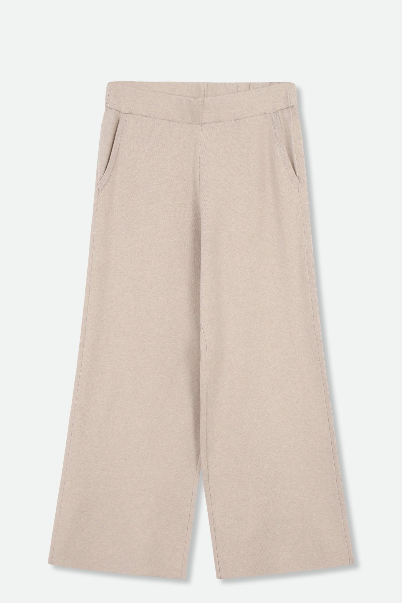 LIMITED EDITION PAYTON WIDE LEG CROP PANT IN KNIT PIMA COTTON - Jarbo