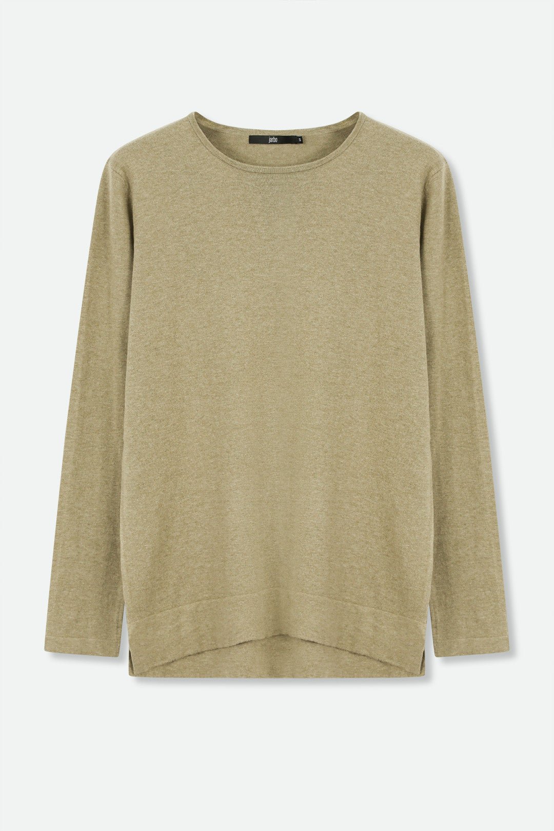 STEVIE LONG SLEEVE CREW IN KNIT PIMA COTTON