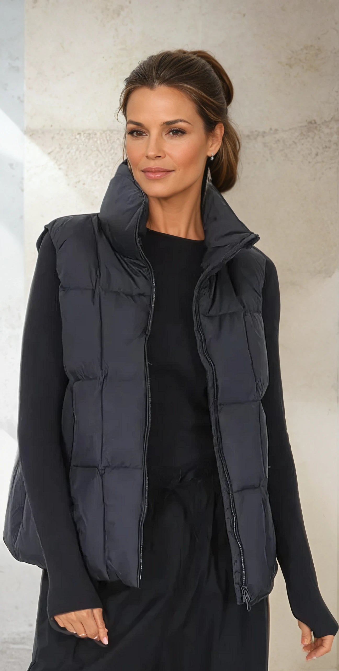 LONG SLEEVE CREW IN PIMA COTTON STRETCH