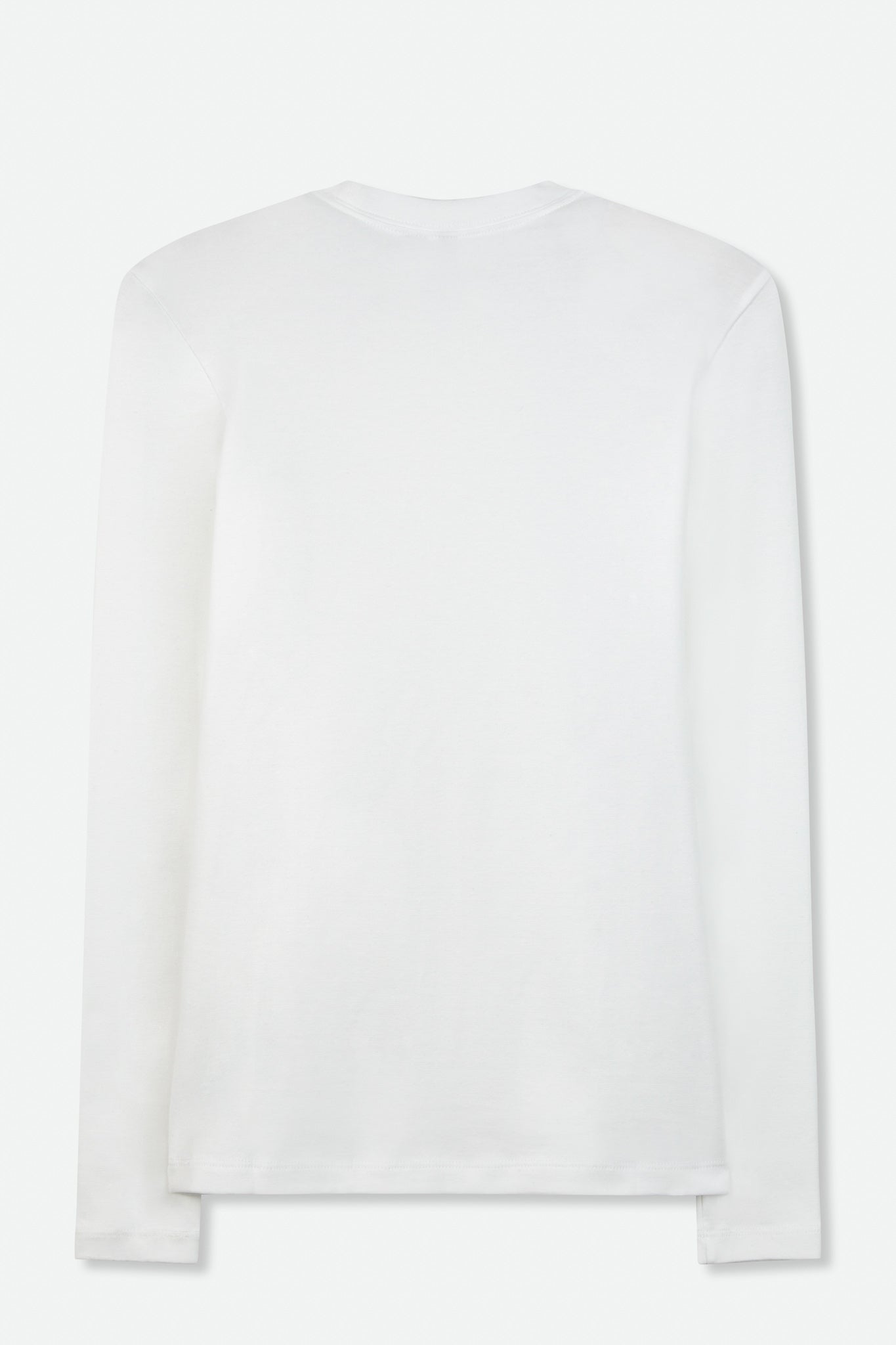LONG SLEEVE CREW IN PIMA COTTON STRETCH