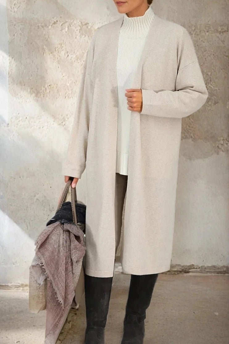 LYON LONG CARDIGAN IN CASHMERE - Jarbo